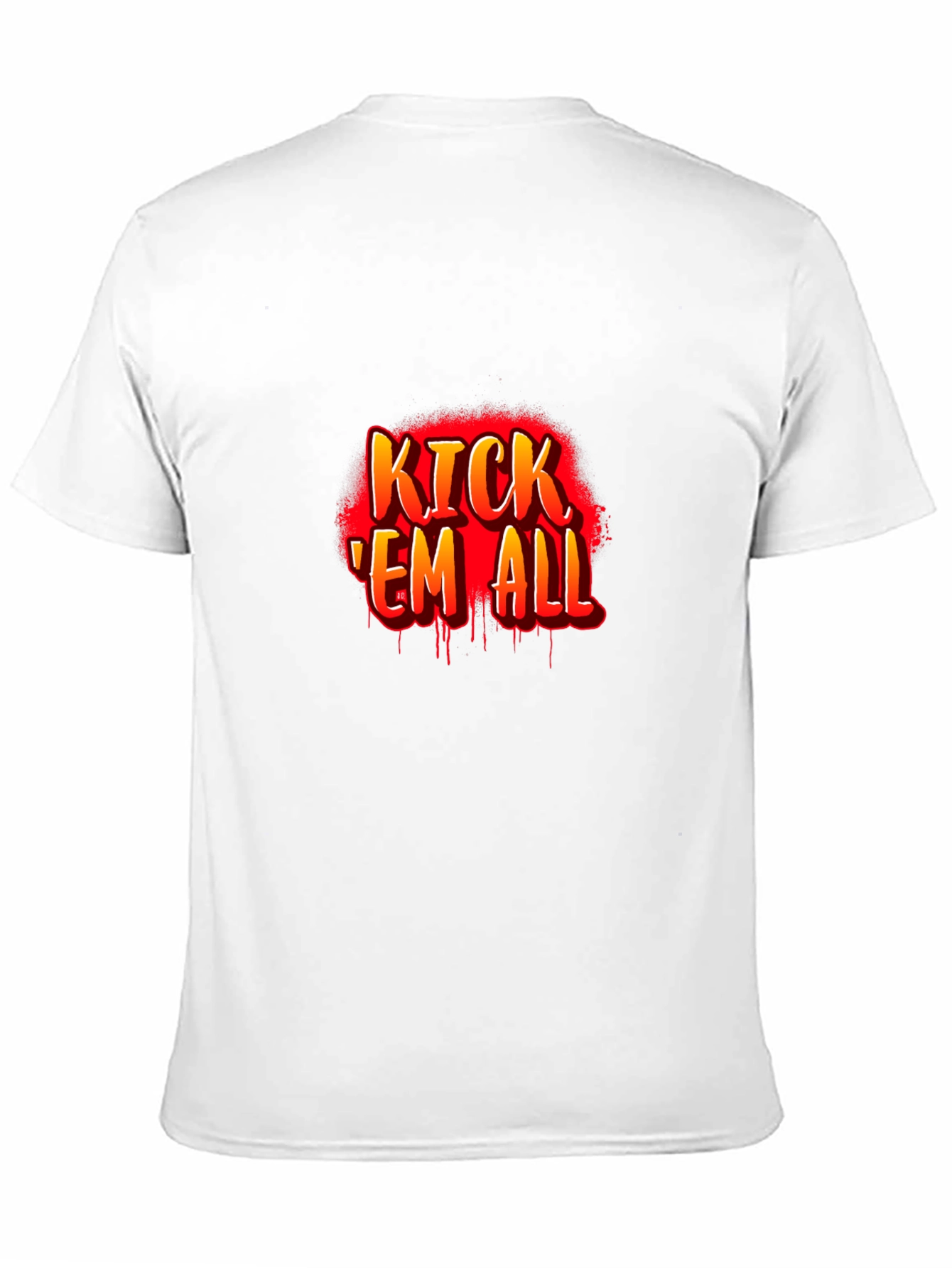 Kick Em All Graphic T-Shirt - Black