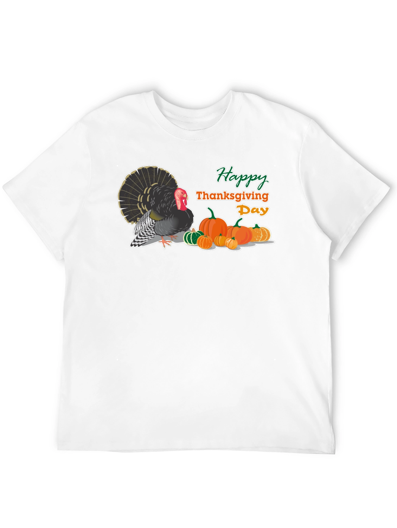 Thanksgiving Turkey & Pumpkins T-Shirt