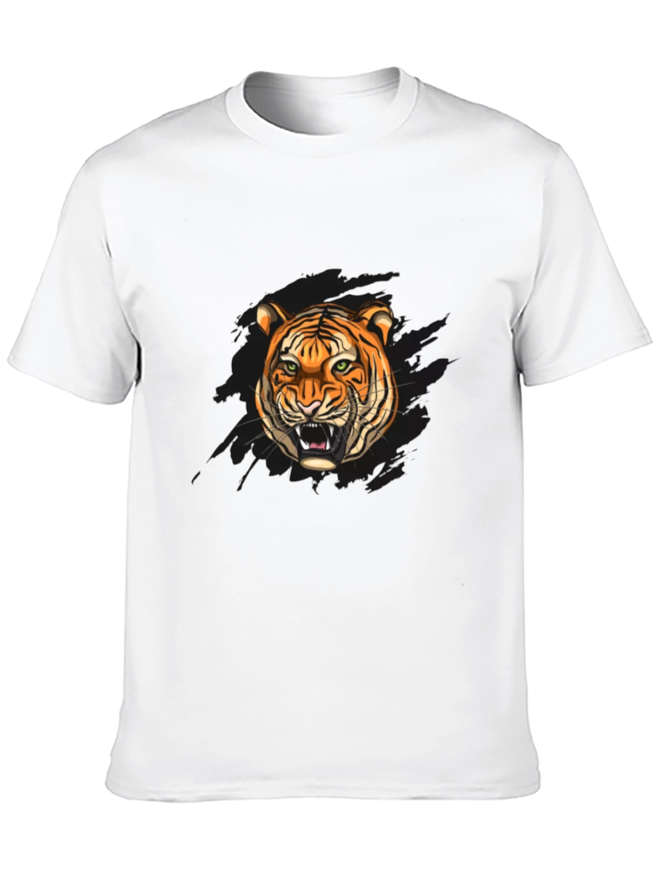 Tiger Graphic Black T-Shirt - Fierce Style!