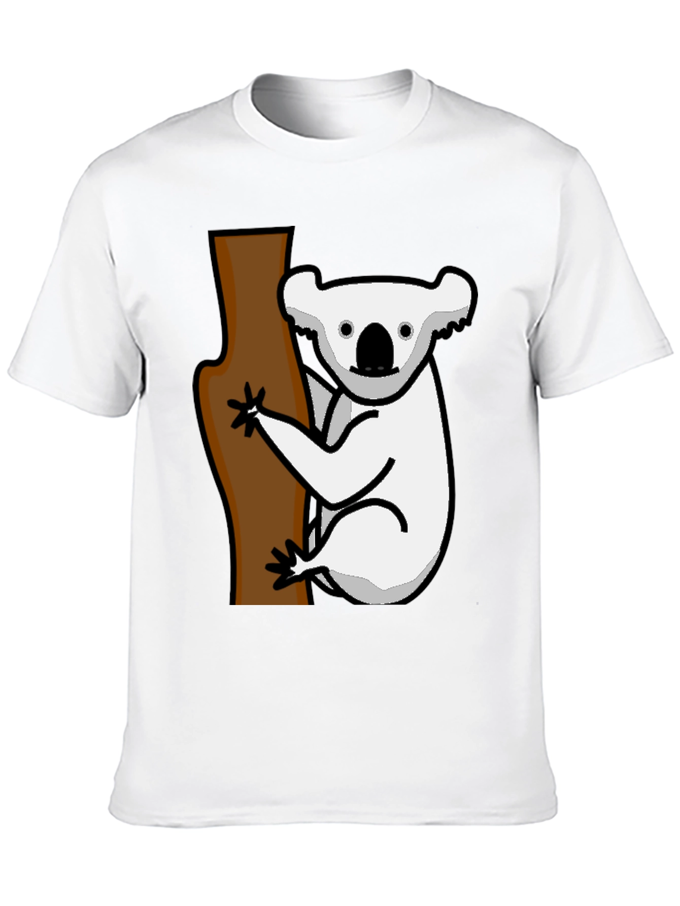 Koala Tree Graphic Tee - Black