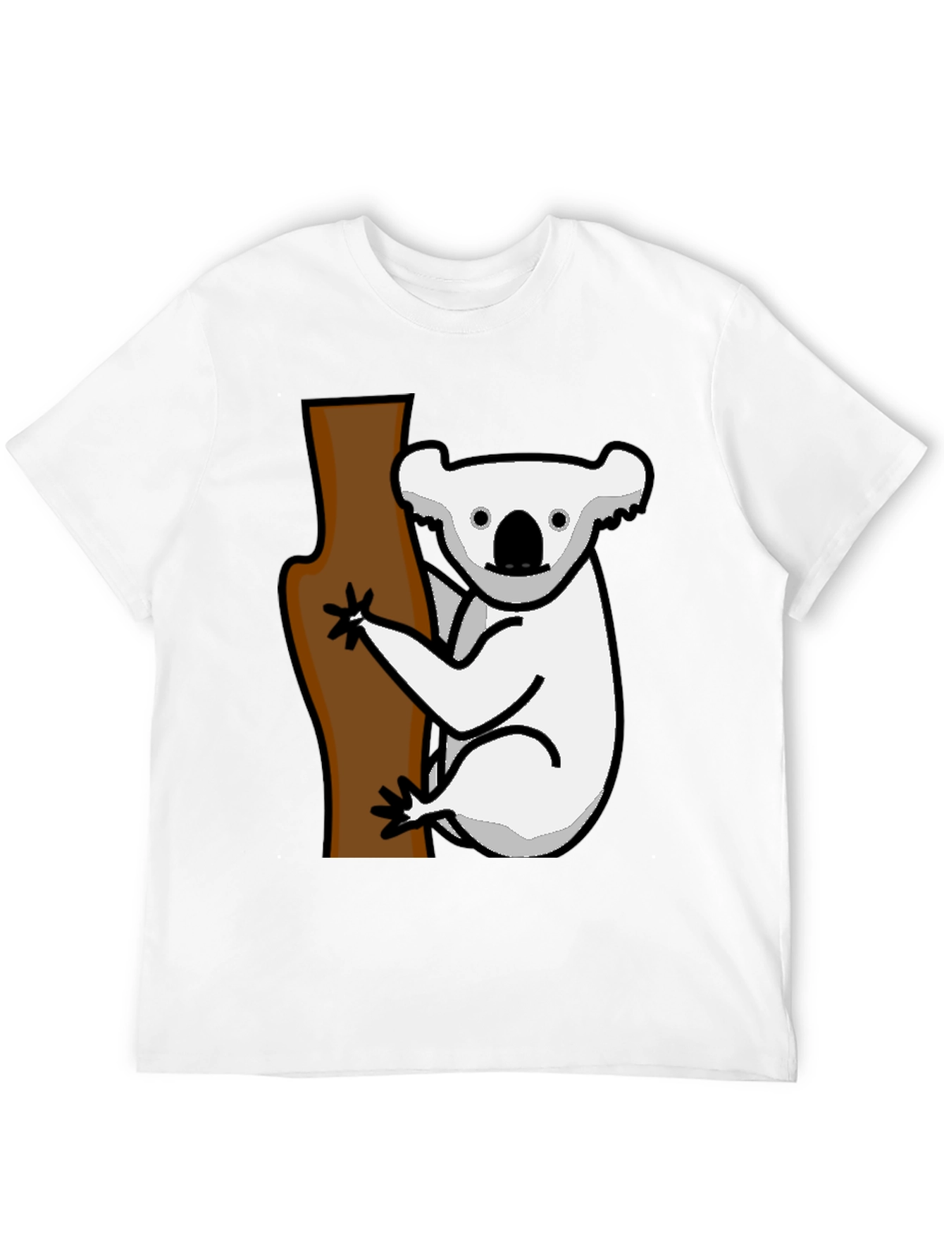 Koala Tree Graphic Tee - Black