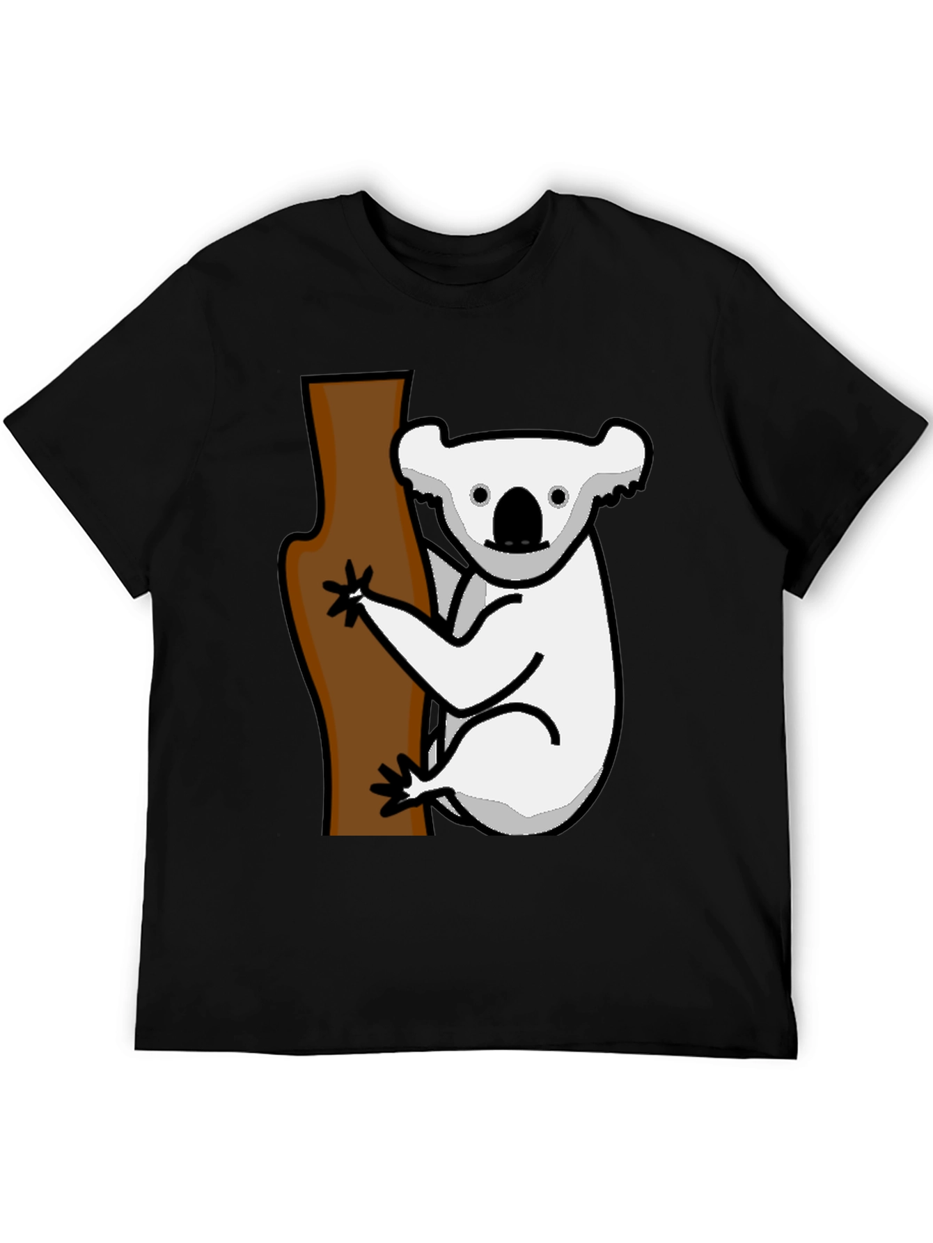 Koala Tree Graphic Tee - Black