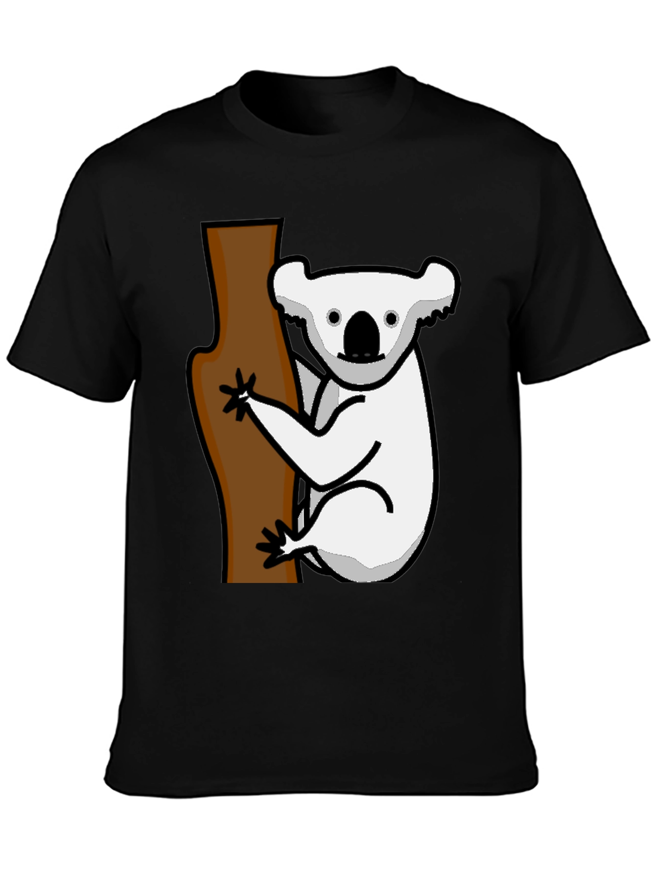 Koala Tree Graphic Tee - Black