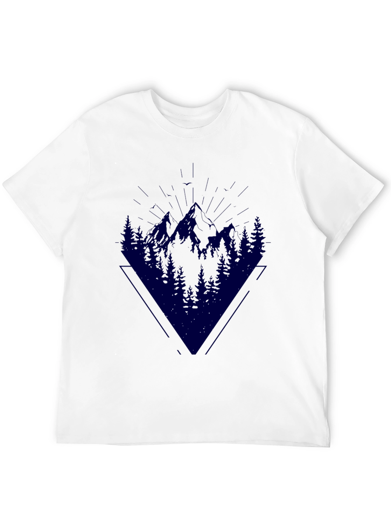 Mountain & Trees Graphic Tee - Adventure Awaits