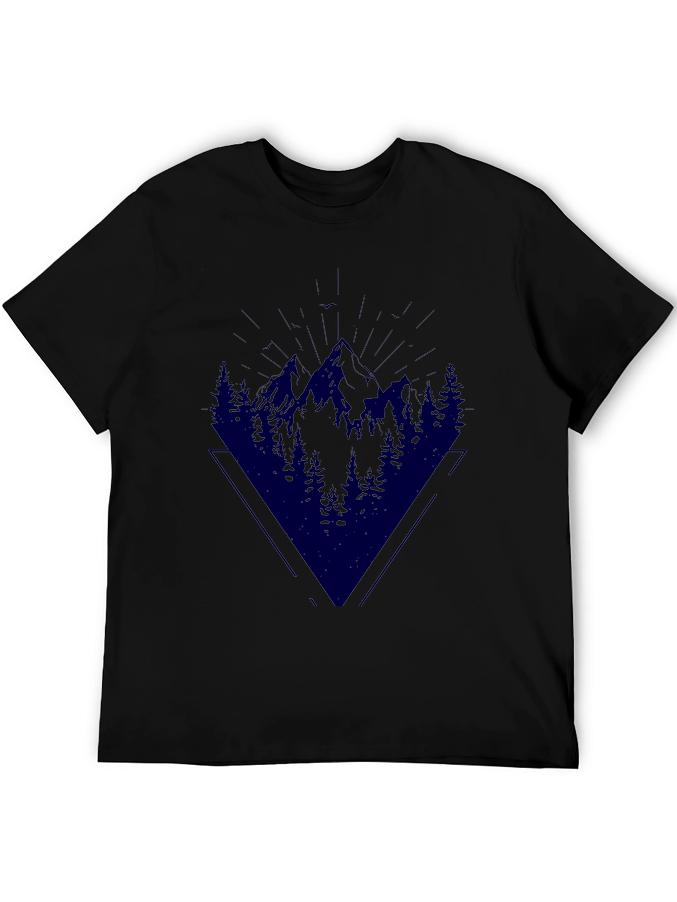 Mountain & Trees Graphic Tee - Adventure Awaits