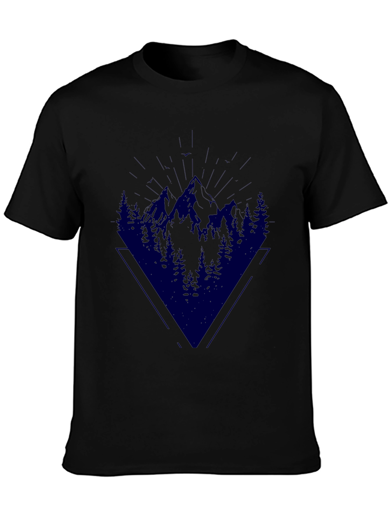 Mountain & Trees Graphic Tee - Adventure Awaits
