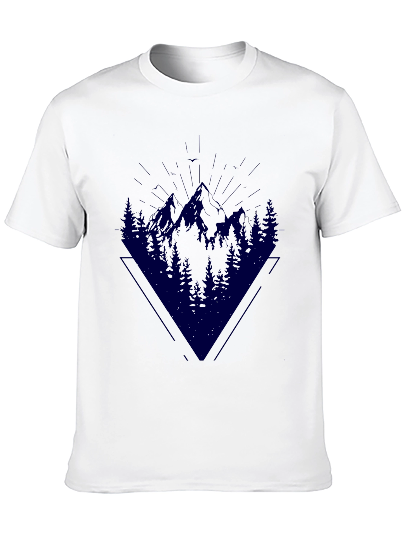 Mountain & Trees Graphic Tee - Adventure Awaits
