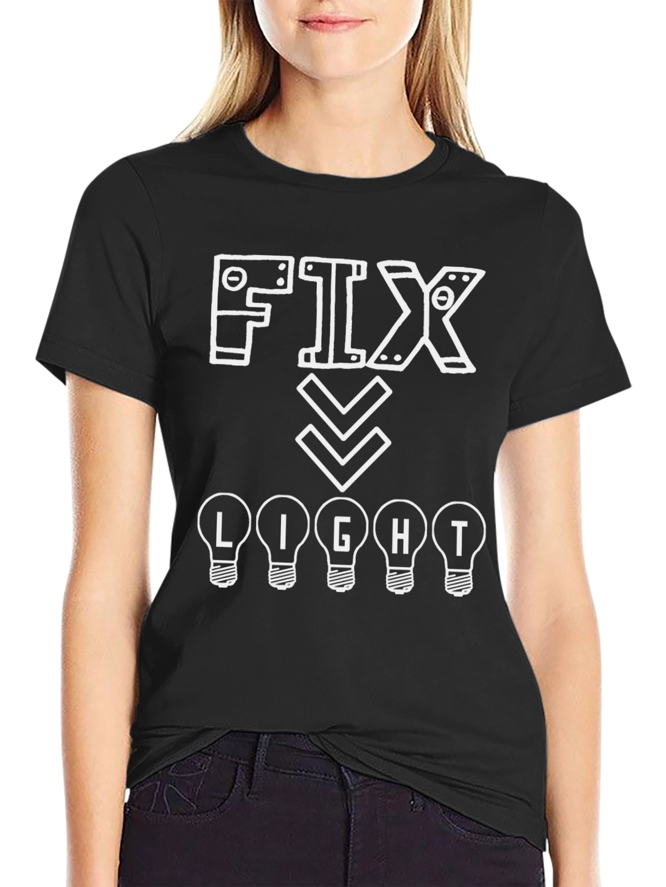 Fix Light - Novelty Graphic T-Shirt