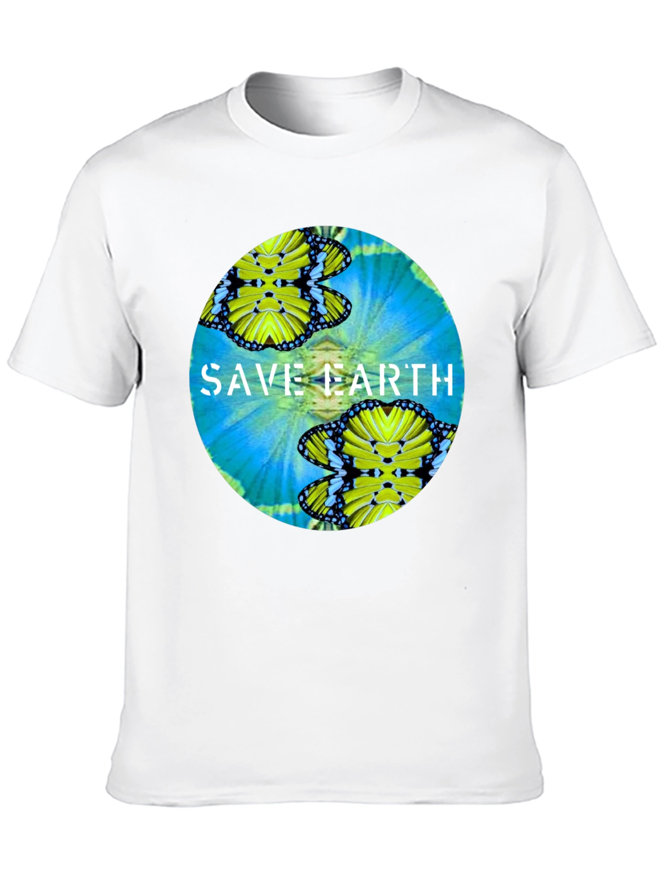 Save Earth Graphic Tee - Nature Lovers T-Shirt