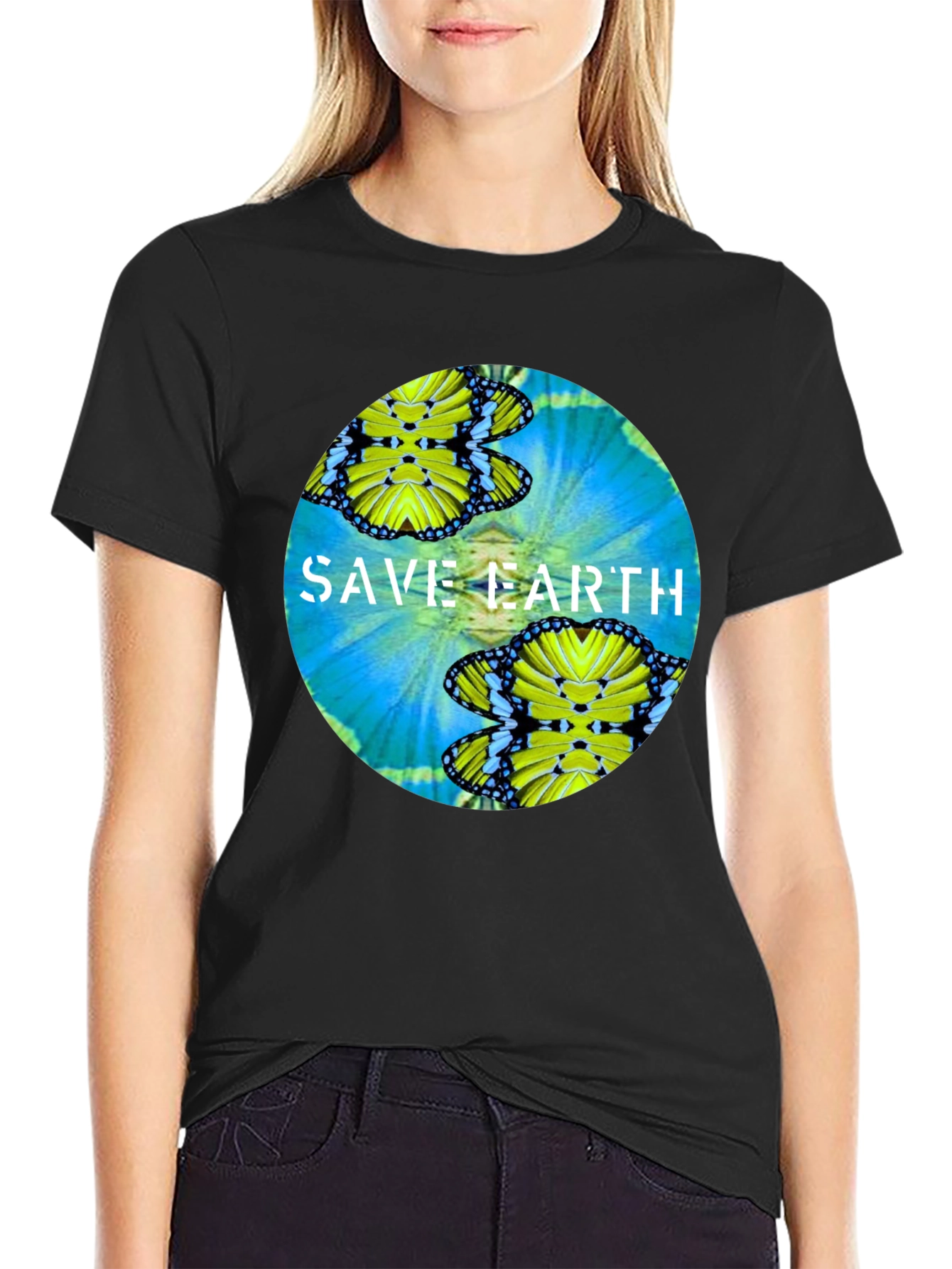 Save Earth Graphic Tee - Nature Lovers T-Shirt