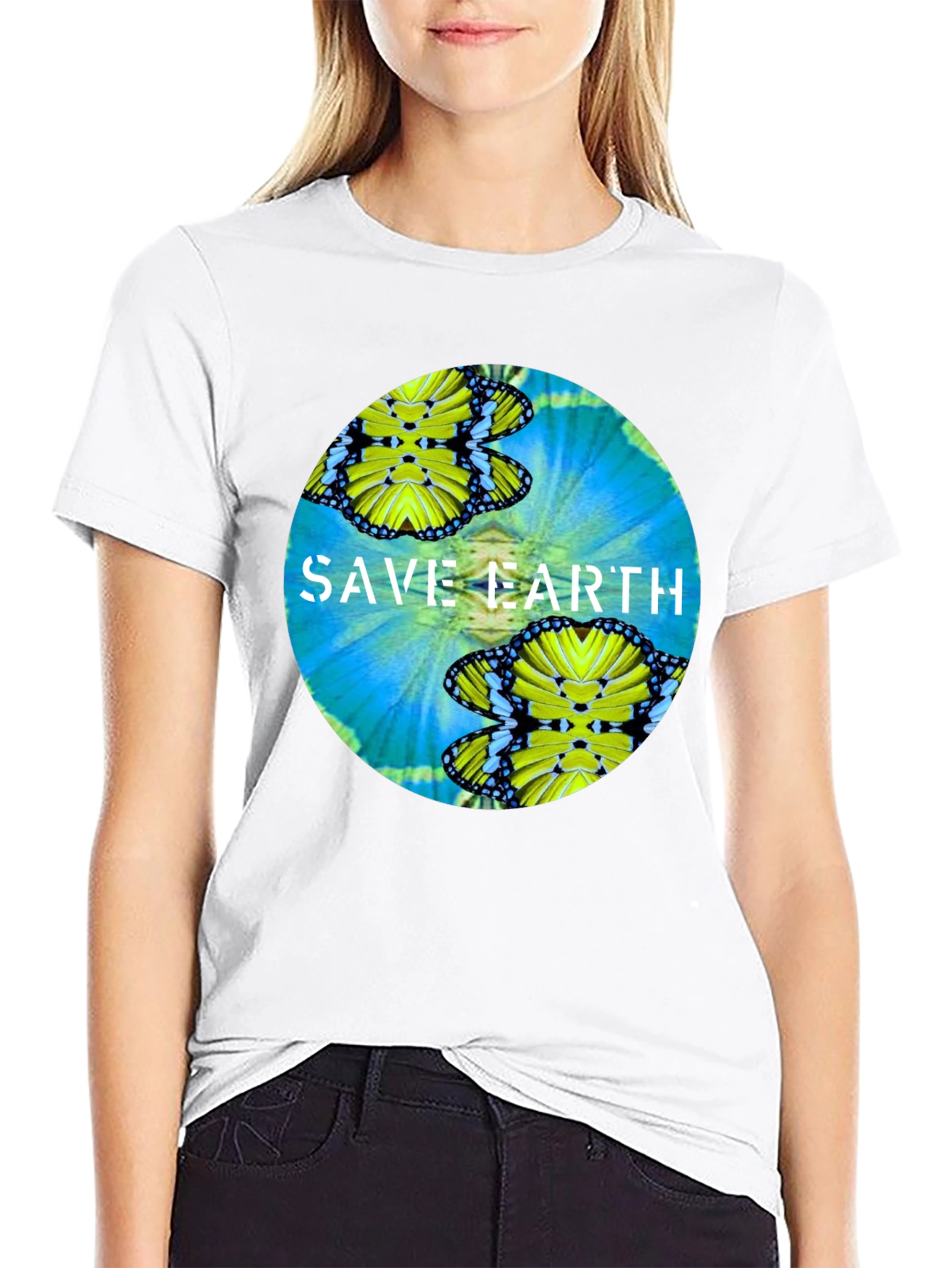 Save Earth Graphic Tee - Nature Lovers T-Shirt