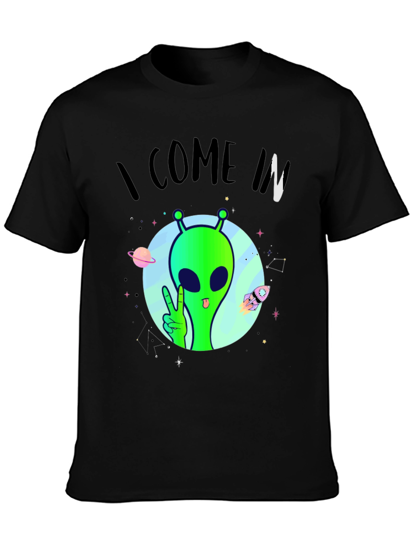 I Come In Peace Alien T-Shirt
