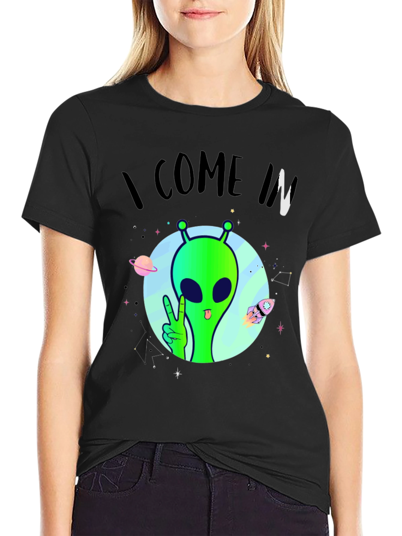 I Come In Peace Alien T-Shirt