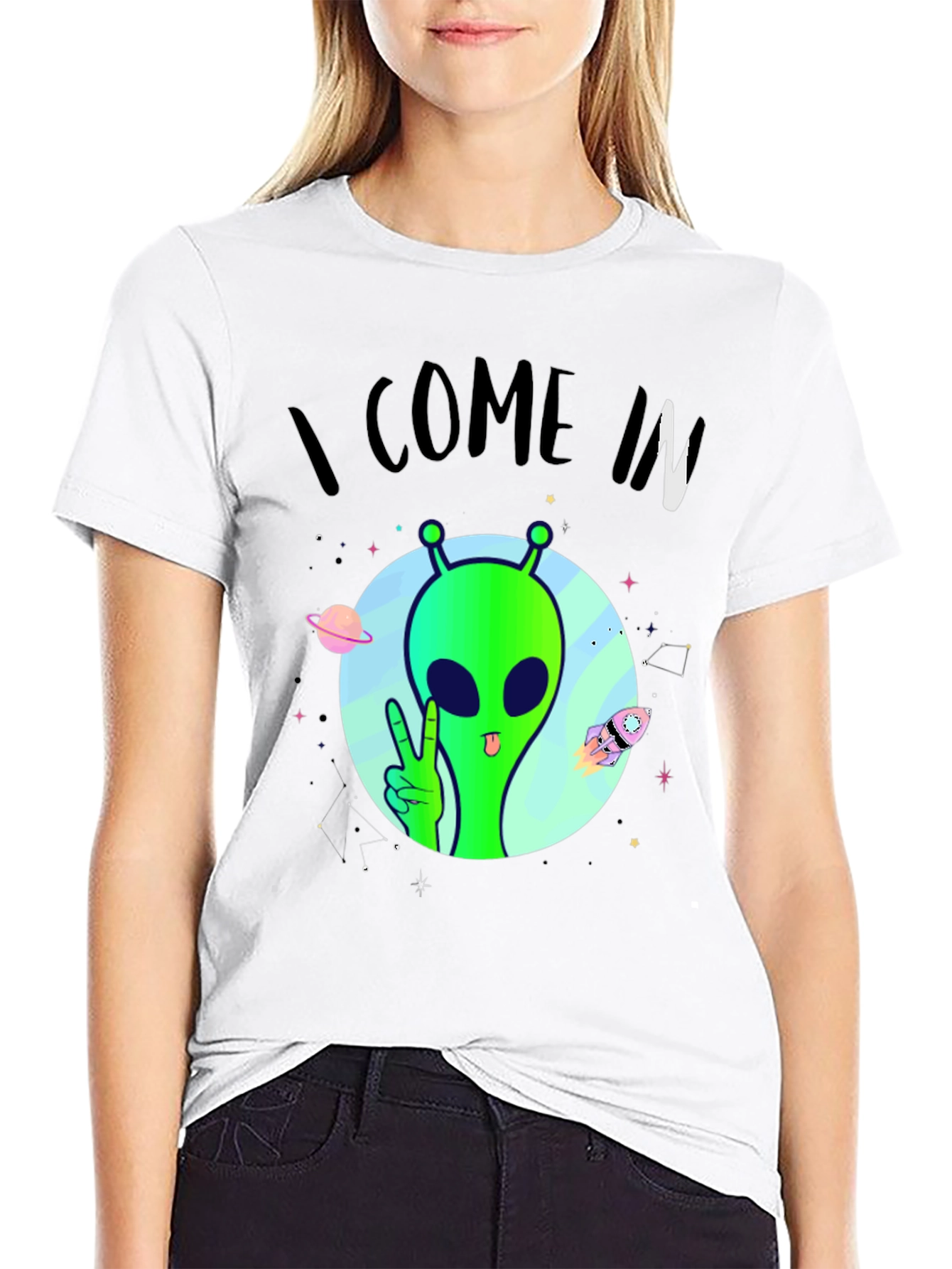 I Come In Peace Alien T-Shirt