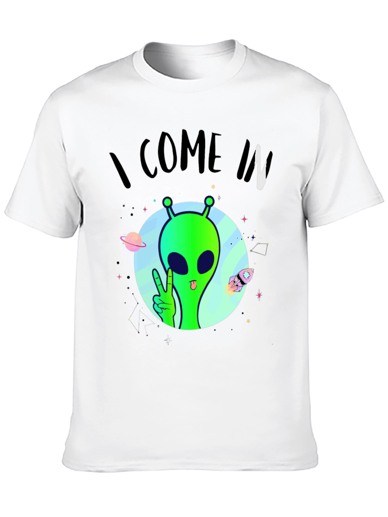I Come In Peace Alien T-Shirt