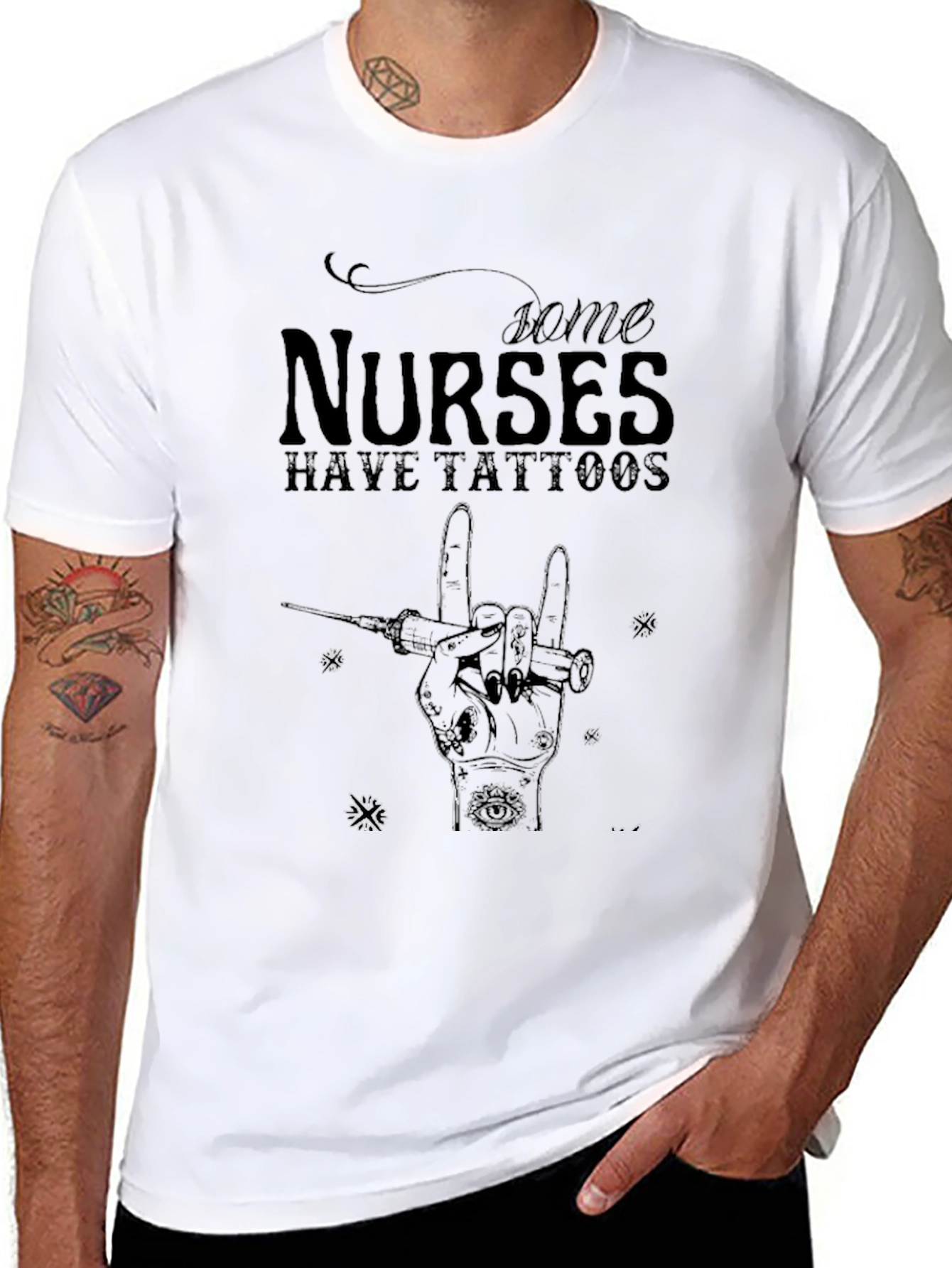 Nurses Have Tattoos Graphic Tee