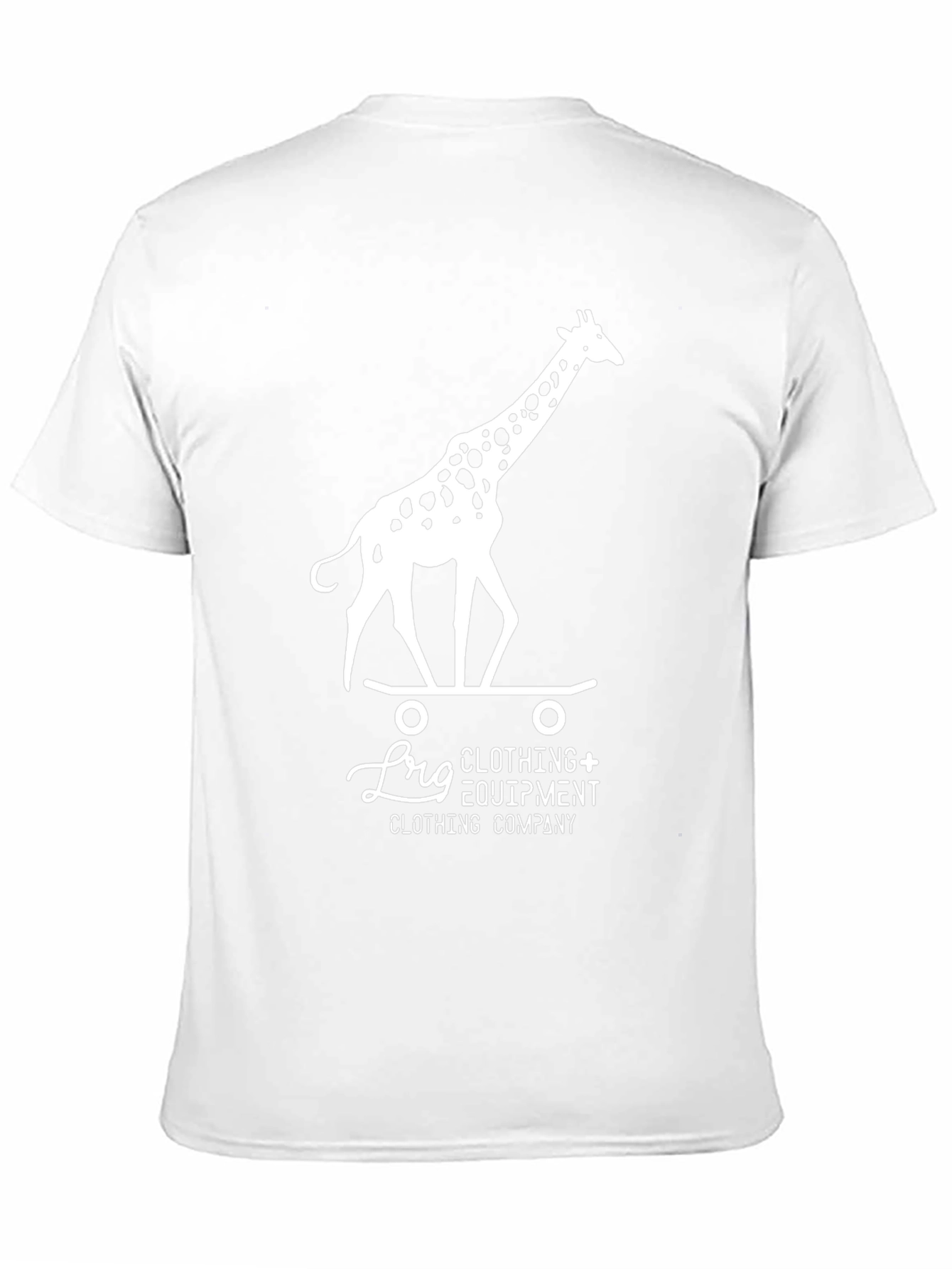 Cool Giraffe Skateboard Graphic Tee