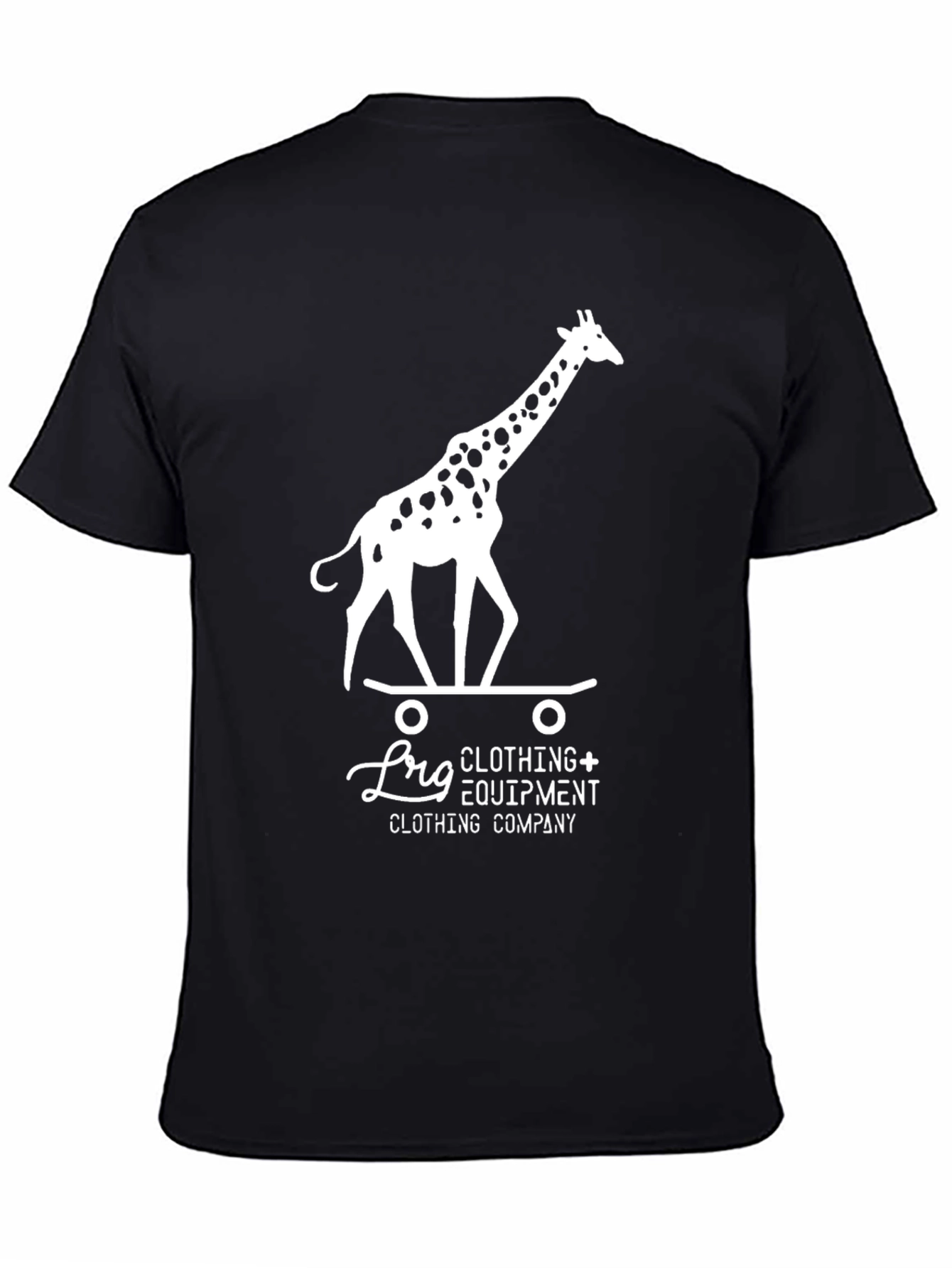 Cool Giraffe Skateboard Graphic Tee