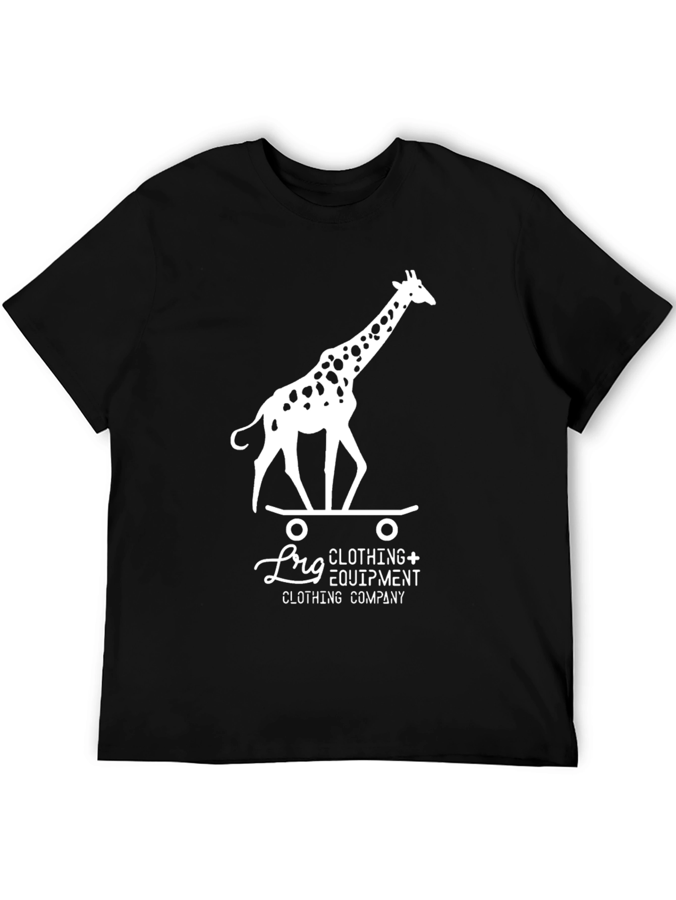 Cool Giraffe Skateboard Graphic Tee