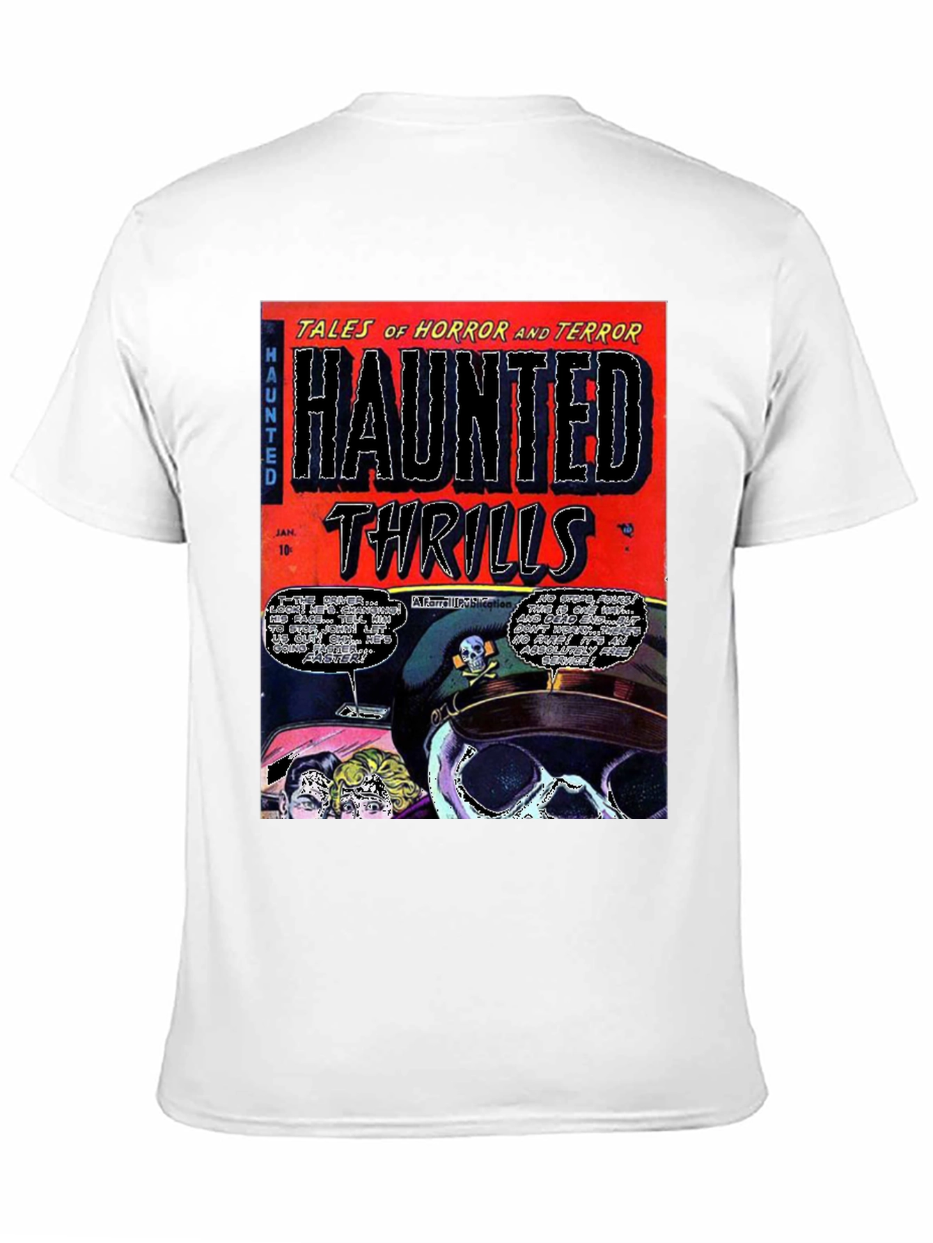 Haunted Thrills Comic Book T-Shirt