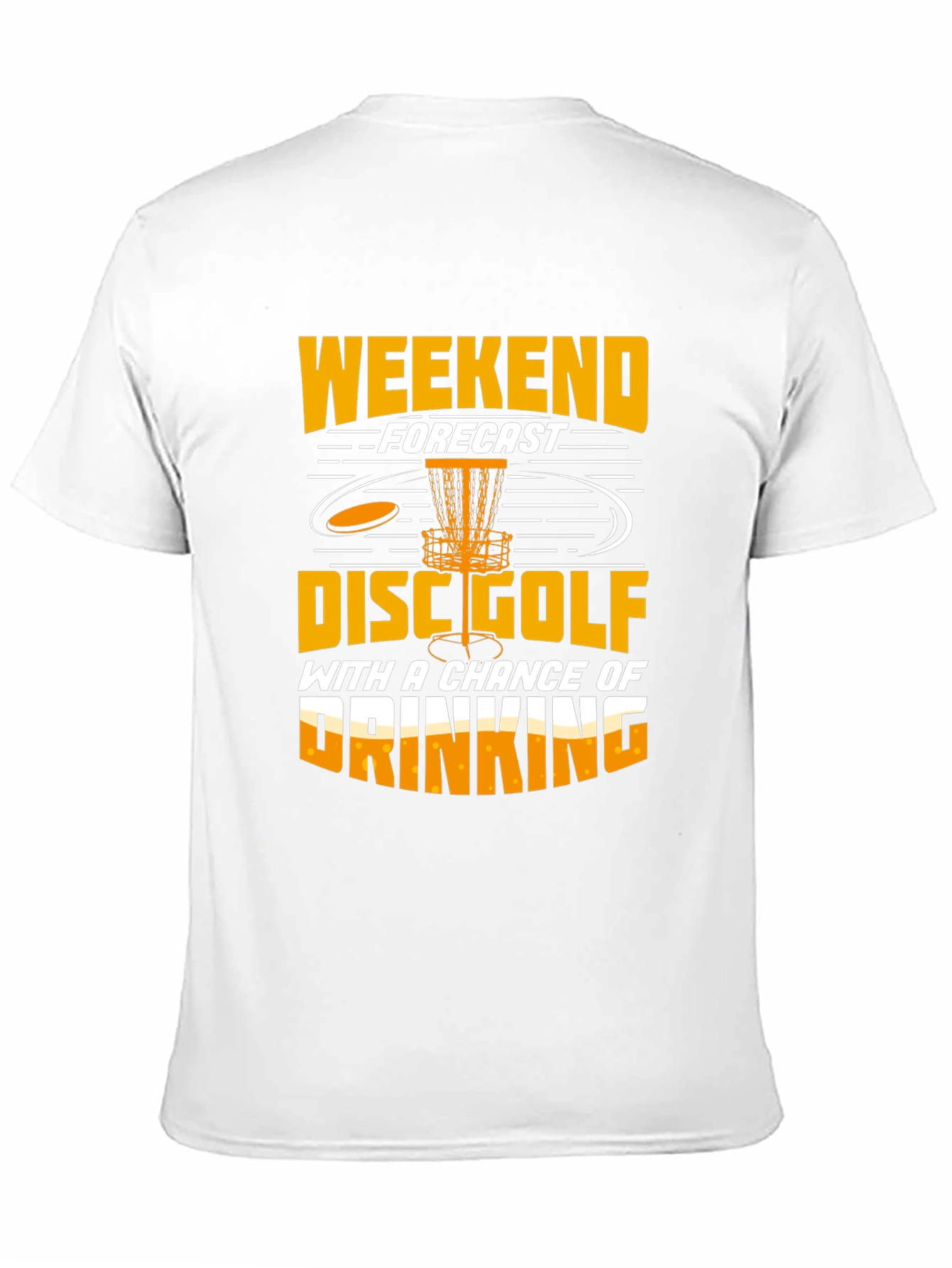 Funny Disc Golf Weekend Forecast T-Shirt