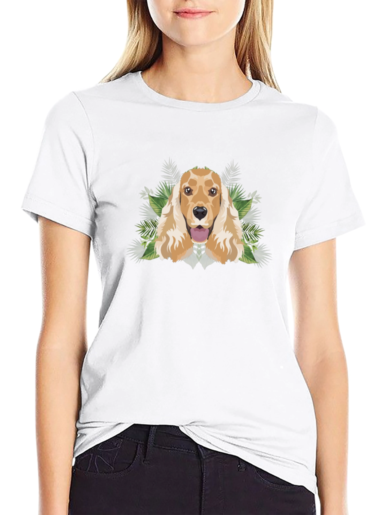 Dog Graphic Tee - Cocker Spaniel Lover Gift