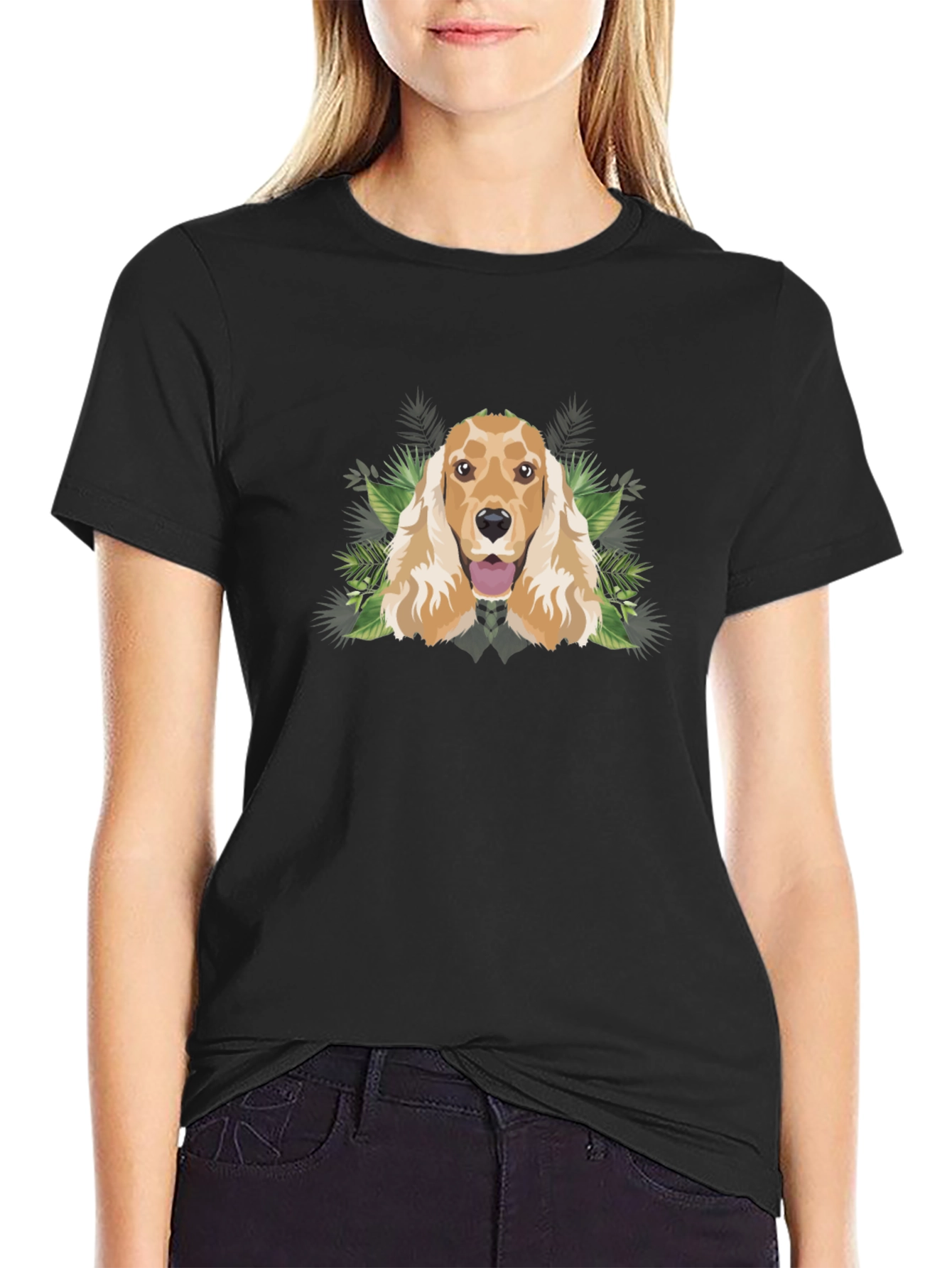 Dog Graphic Tee - Cocker Spaniel Lover Gift