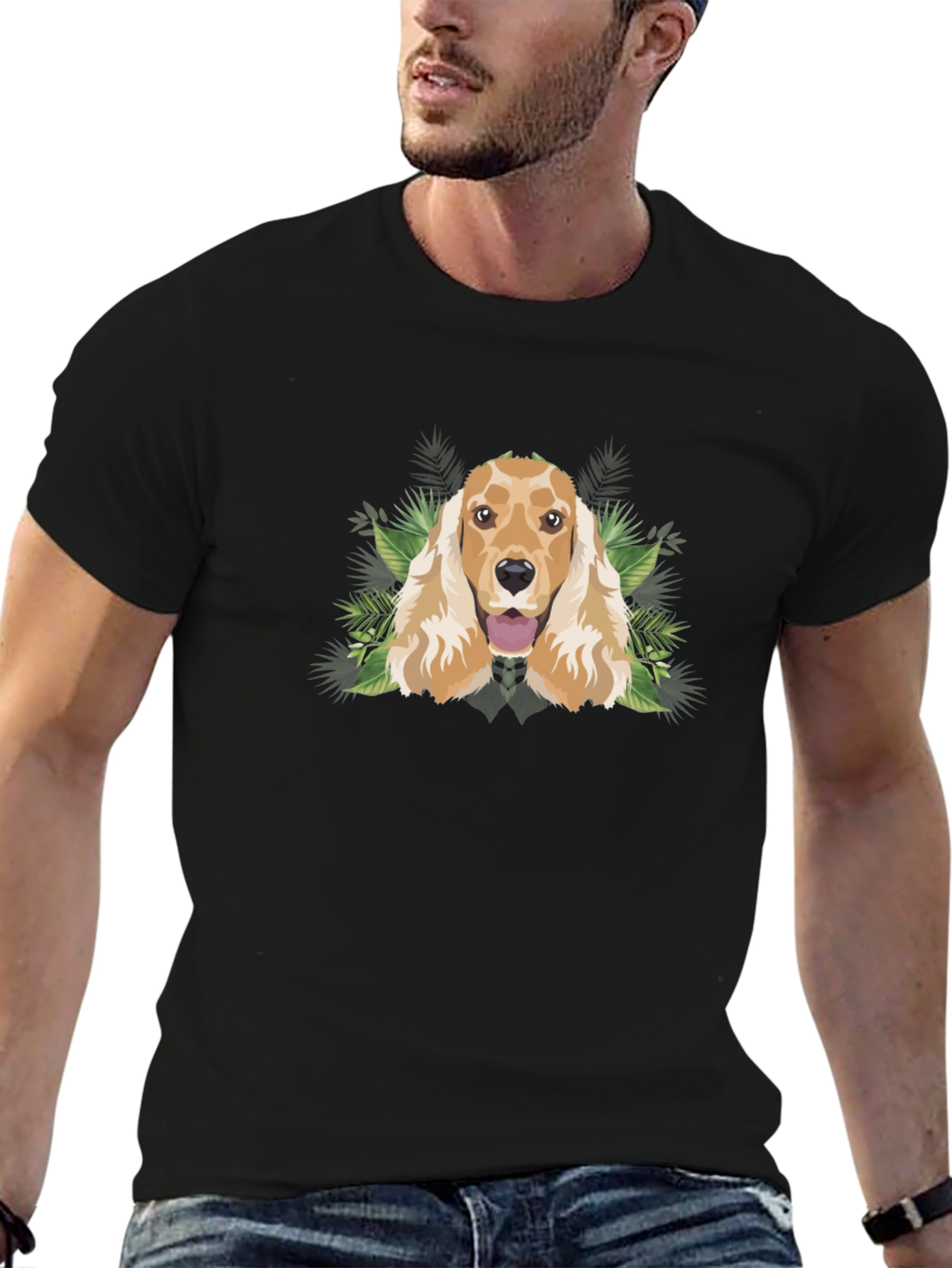 Dog Graphic Tee - Cocker Spaniel Lover Gift