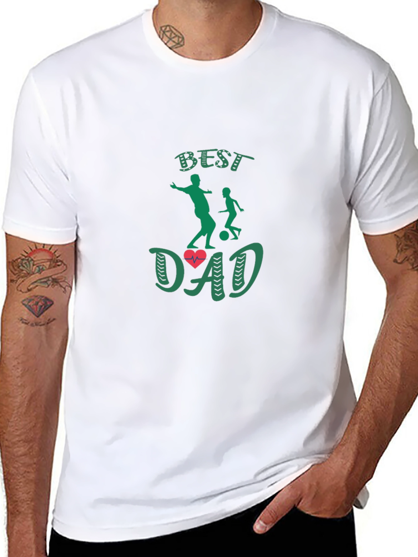 Best Dad Soccer T-Shirt