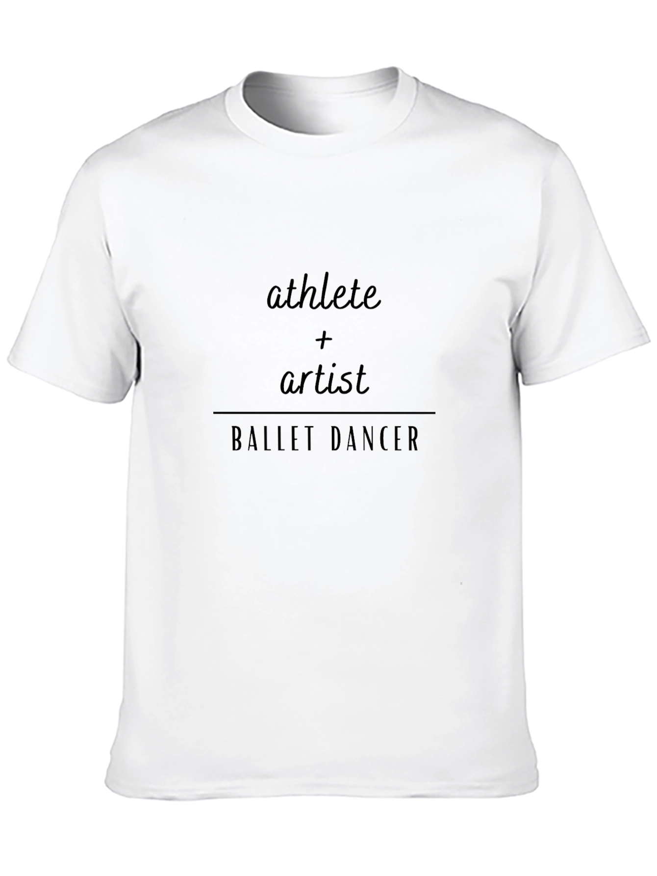 Athlete Artist Ballet Dancer Black Graphic Tee
