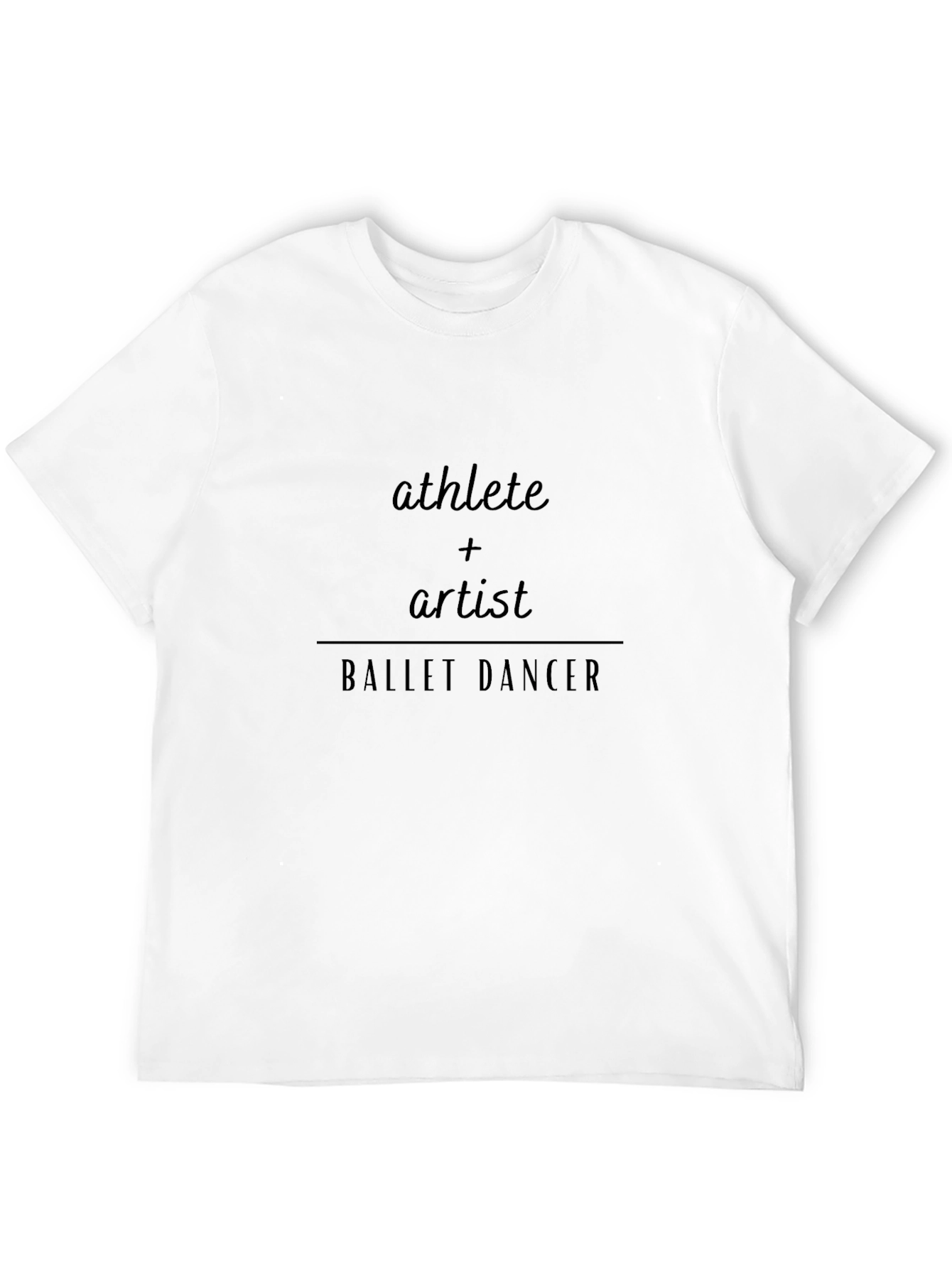 Athlete Artist Ballet Dancer Black Graphic Tee