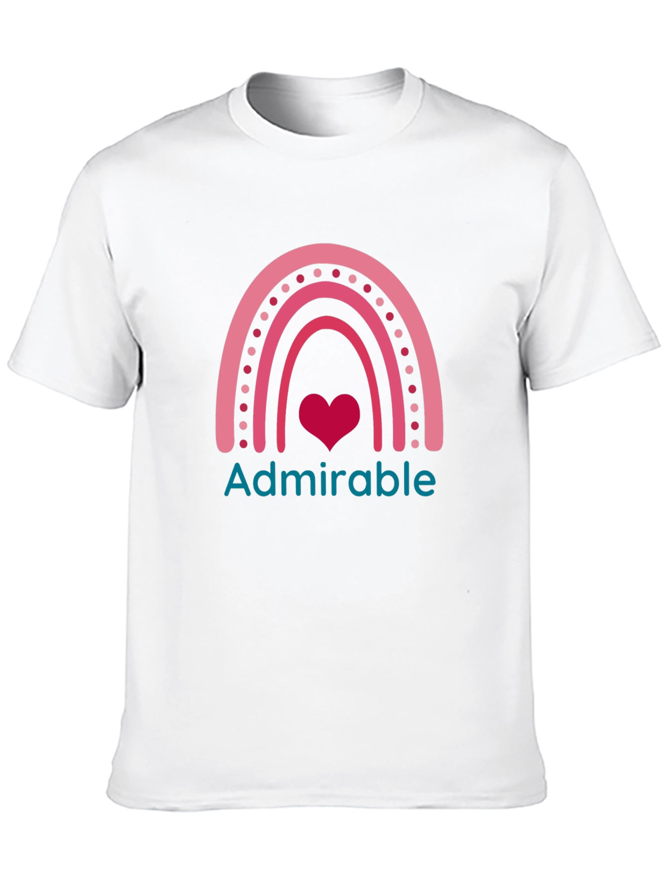 Adorable Rainbow Heart T-Shirt