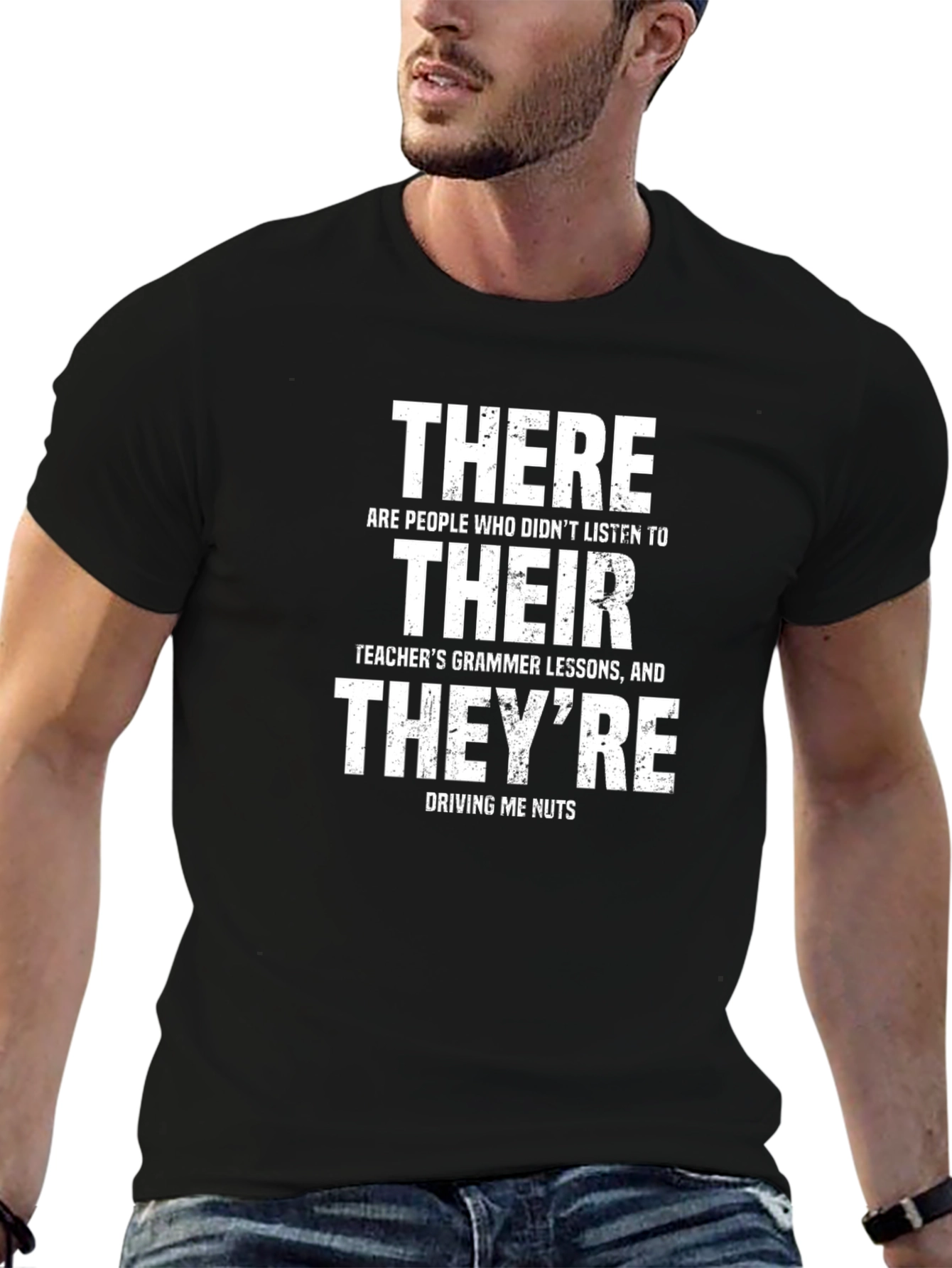 Grammar Humor T-Shirt: Their There Theyre