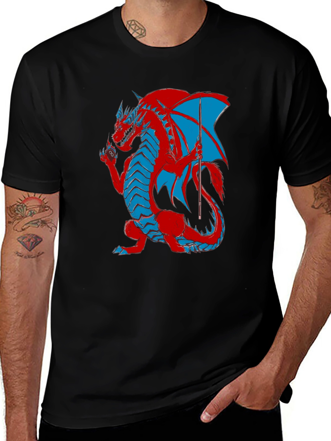 Dragon Billiards Black T-Shirt