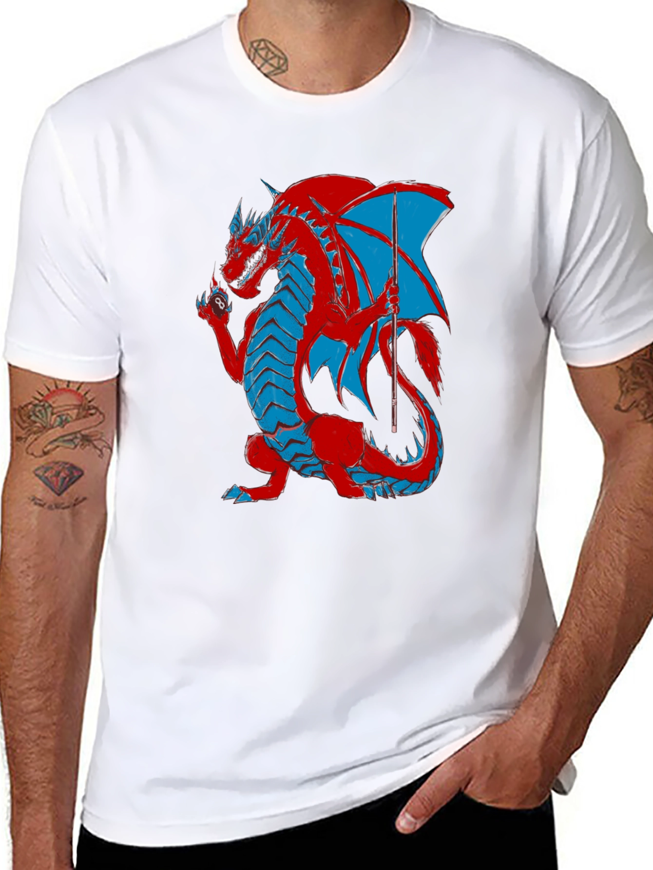 Dragon Billiards Black T-Shirt