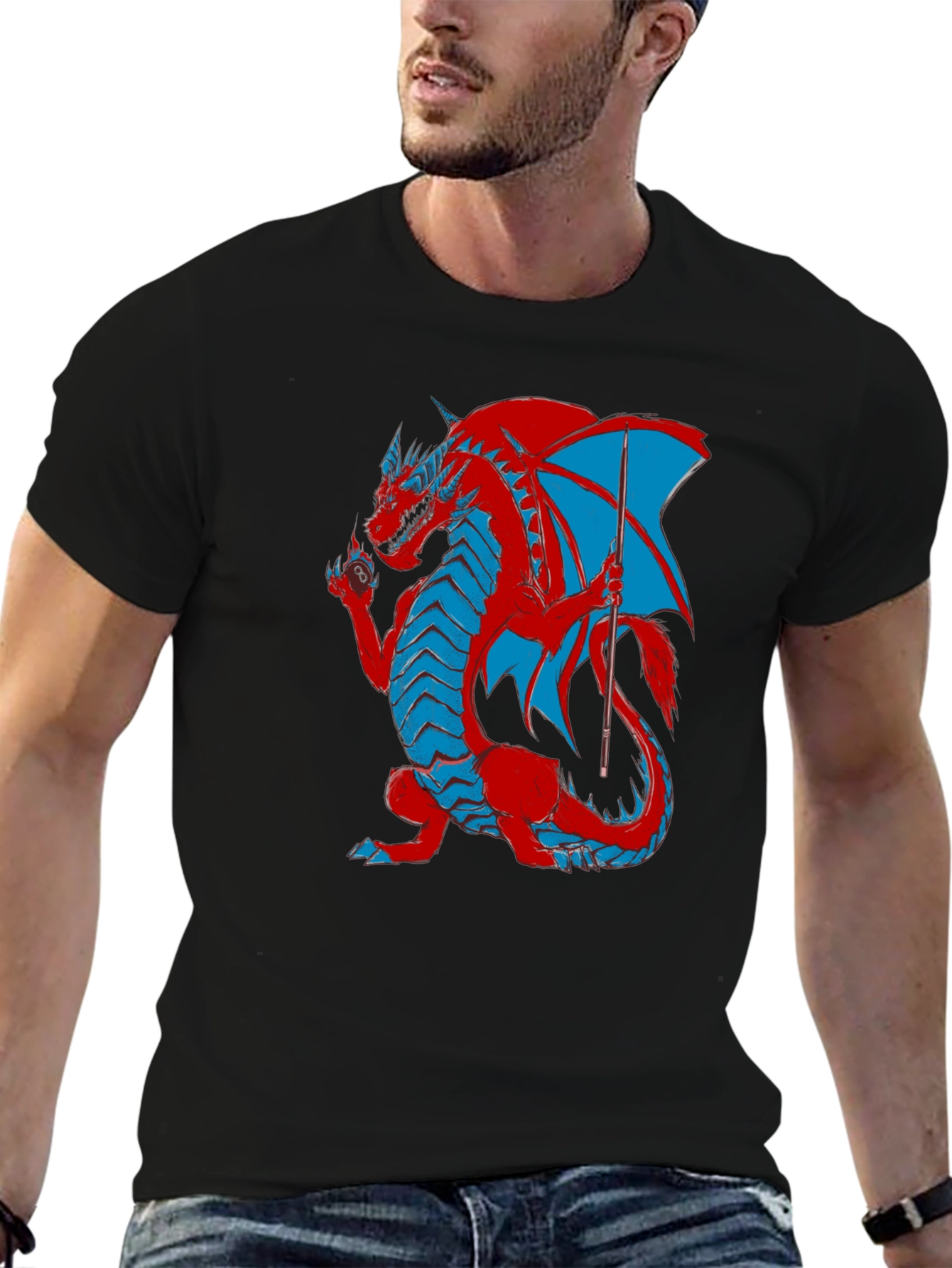 Dragon Billiards Black T-Shirt