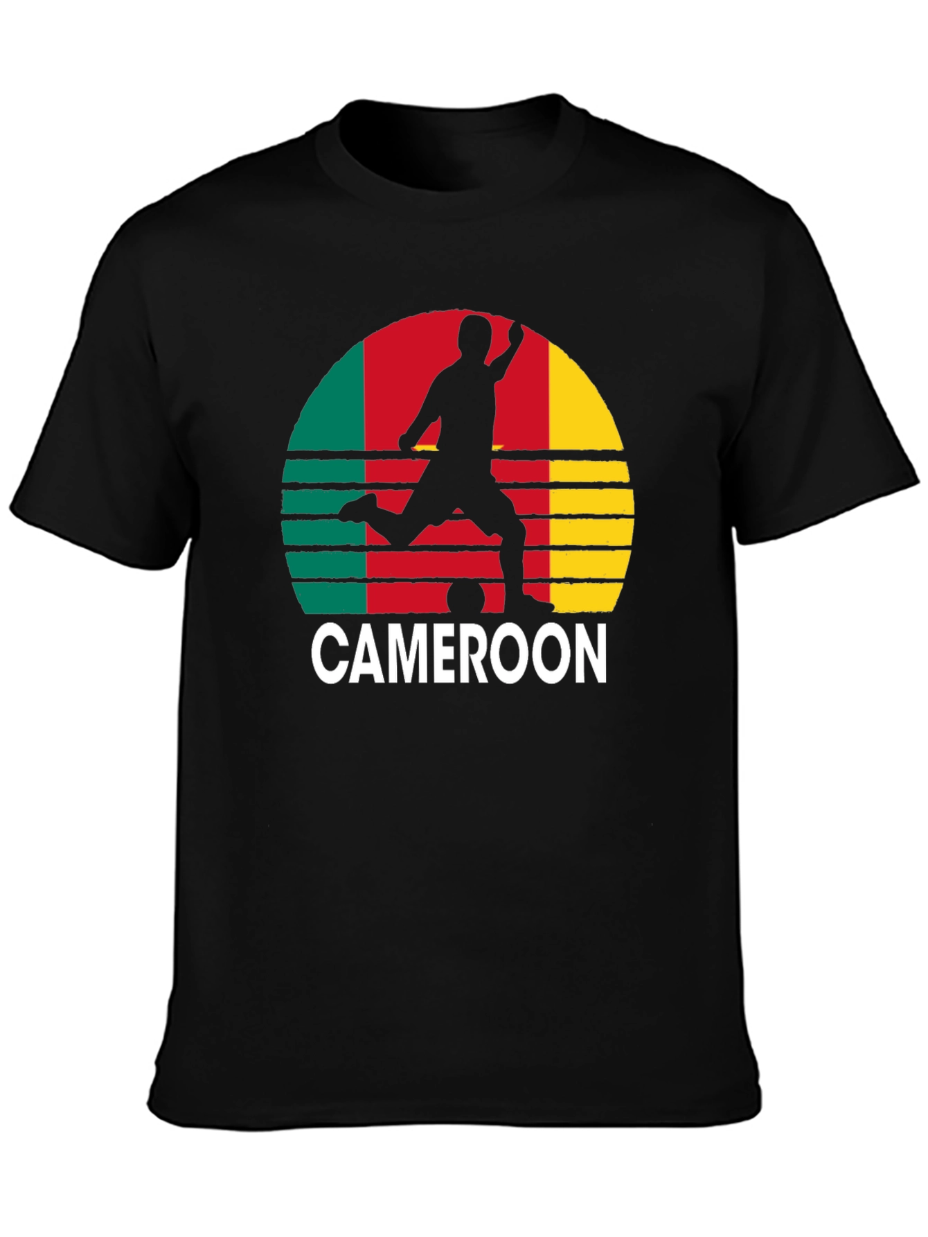 Cameroon Football T-Shirt - Retro Style