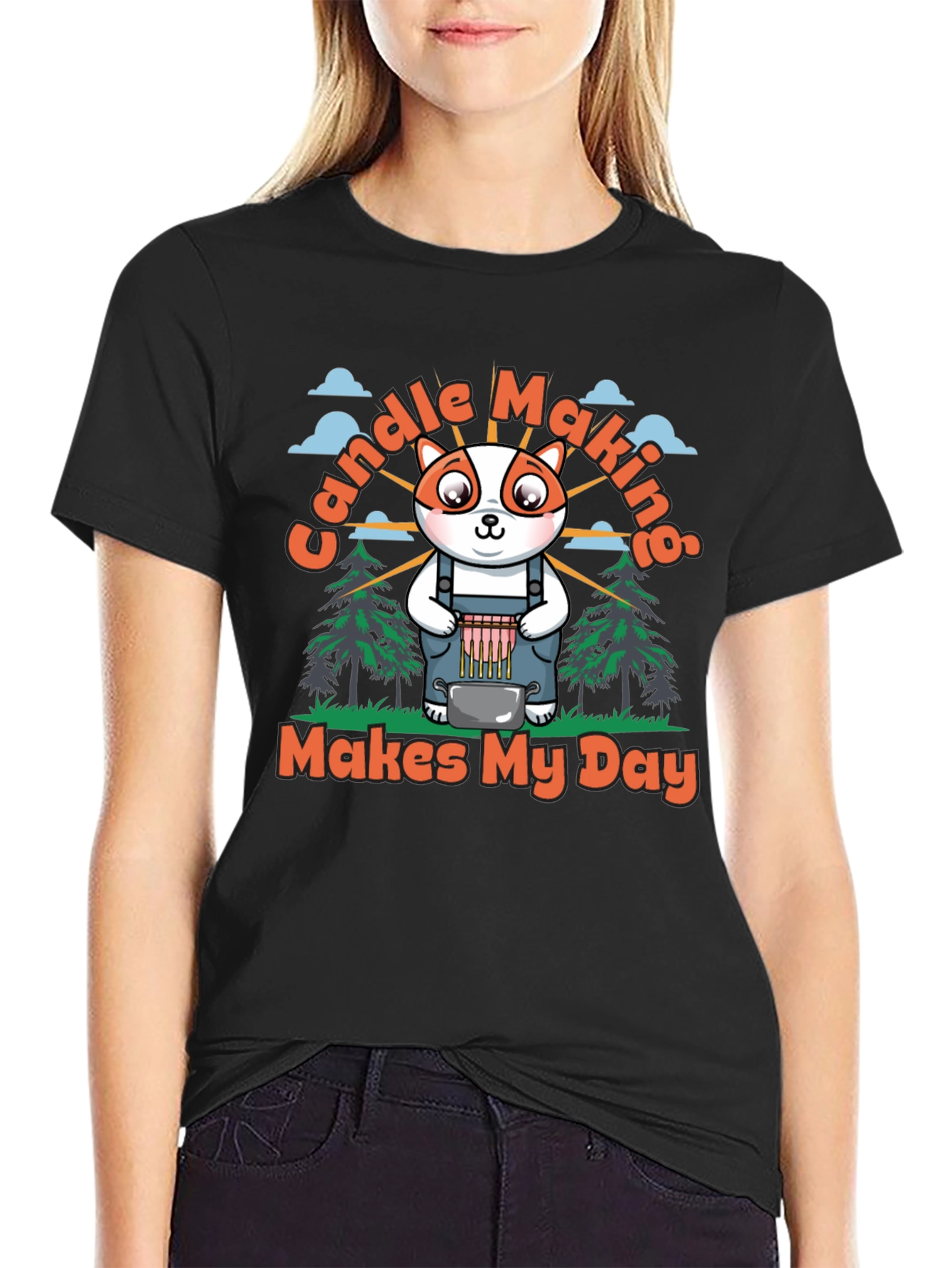 Candle Making T-Shirt: Makes My Day!