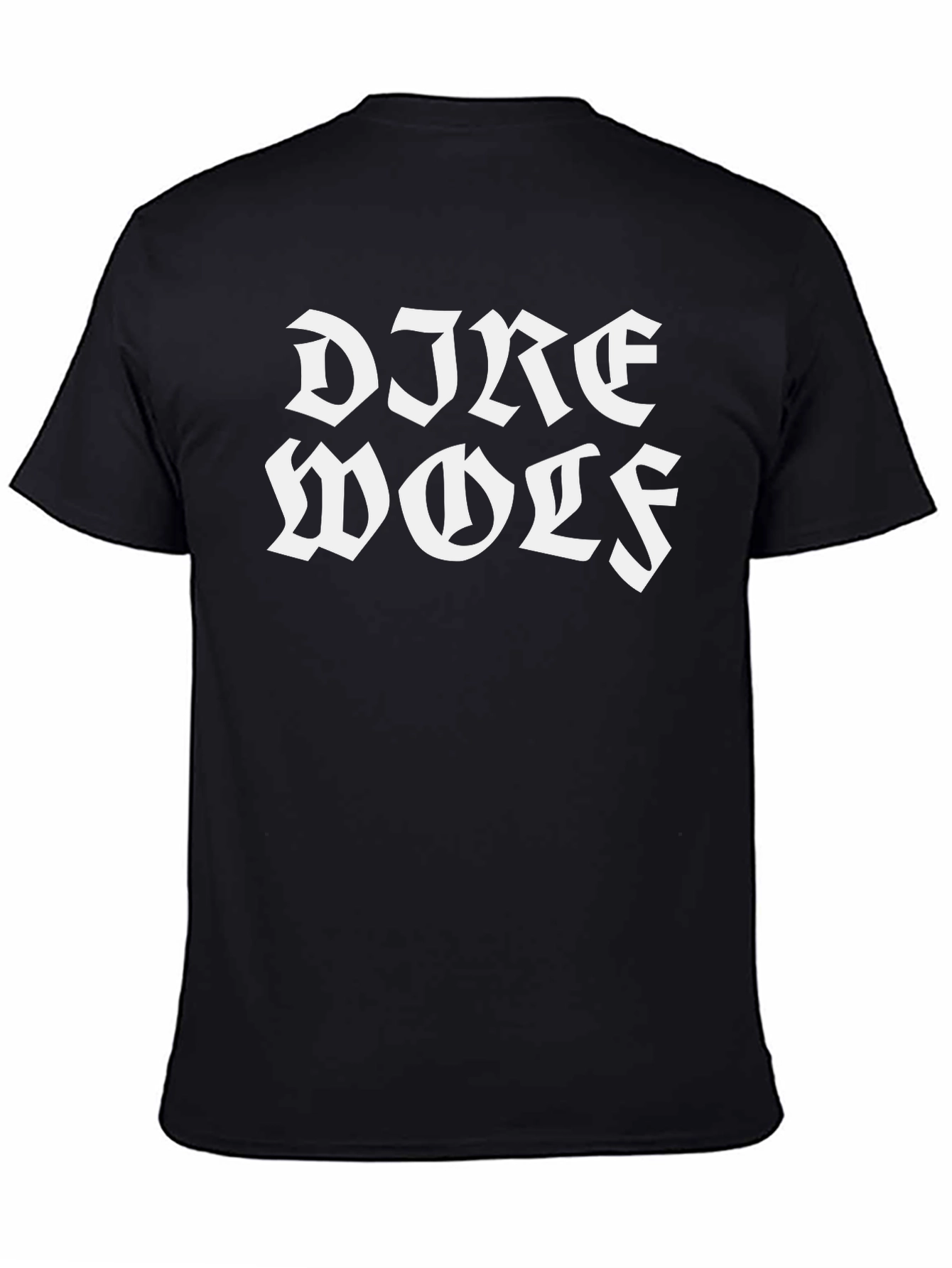 Dike Wolf Black Graphic T-Shirt