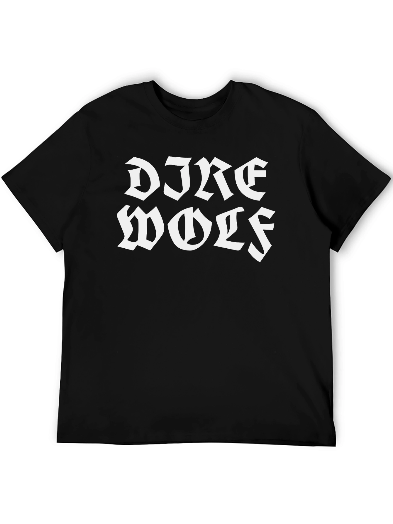 Dike Wolf Black Graphic T-Shirt