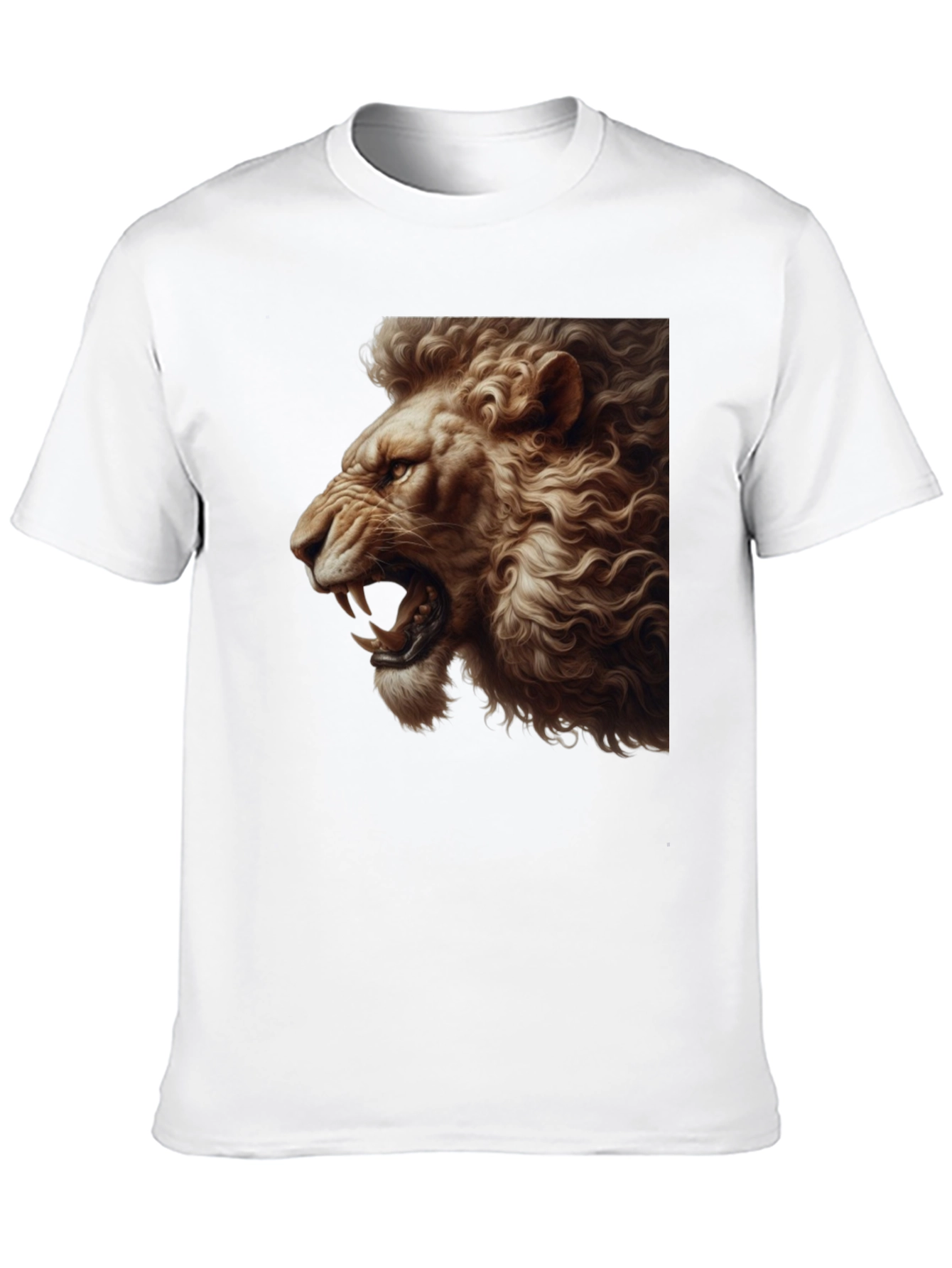 Roaring Lion Graphic Tee - Bold Black T-Shirt
