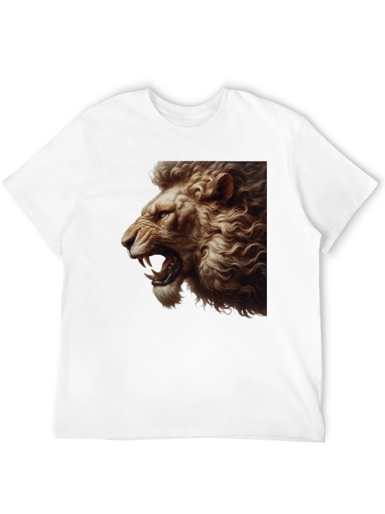 Roaring Lion Graphic Tee - Bold Black T-Shirt