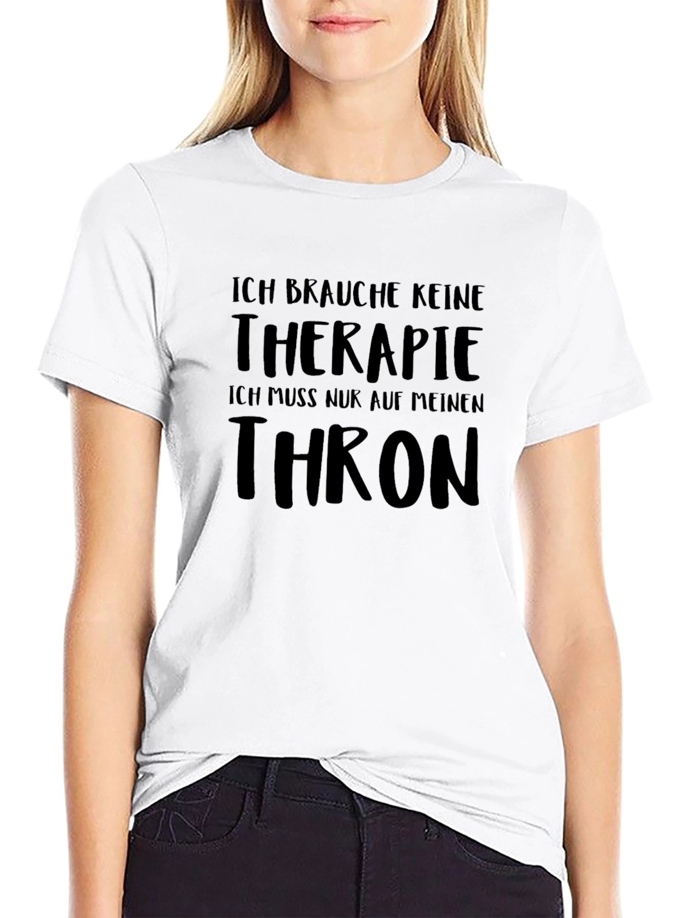 Therapie Throne Black Graphic T-Shirt