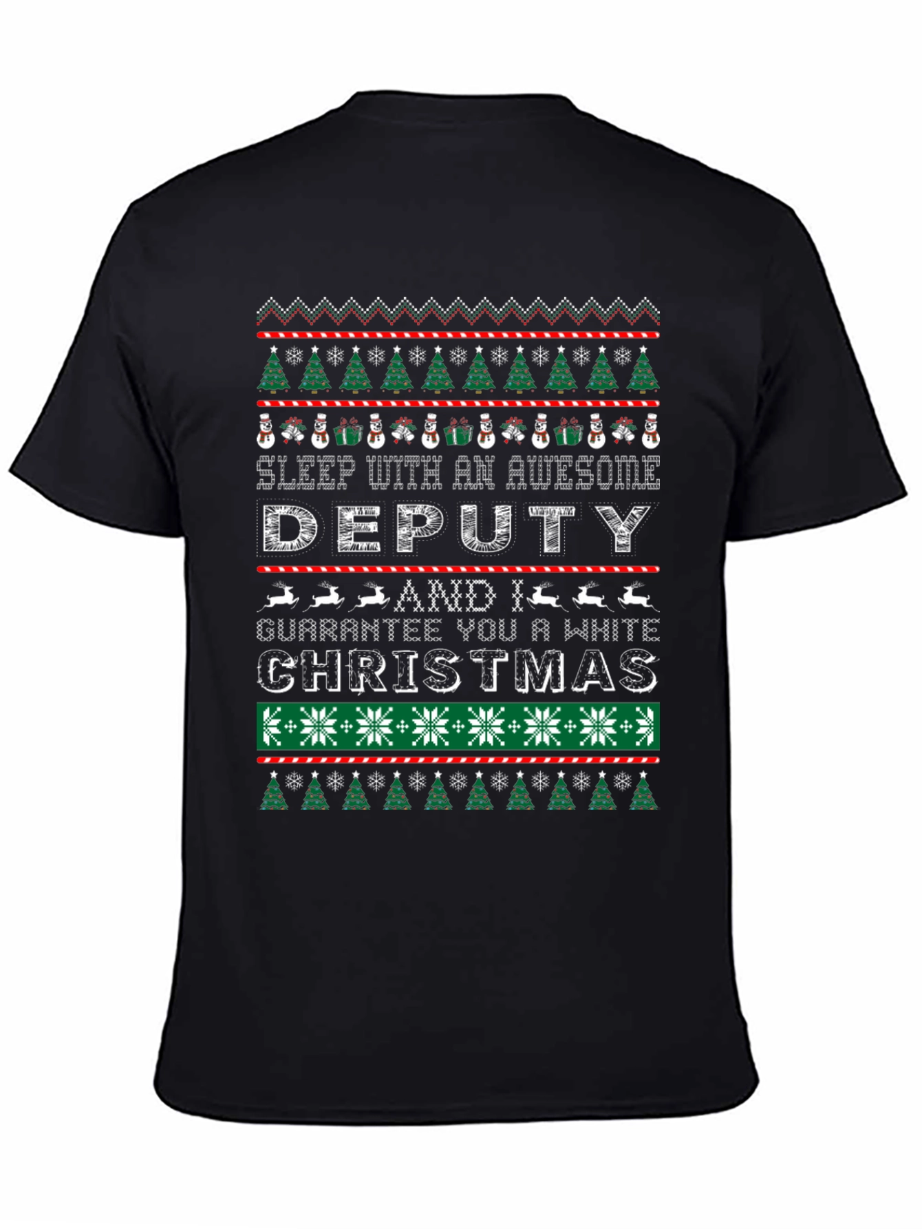 Awesome Deputy Ugly Christmas T-Shirt