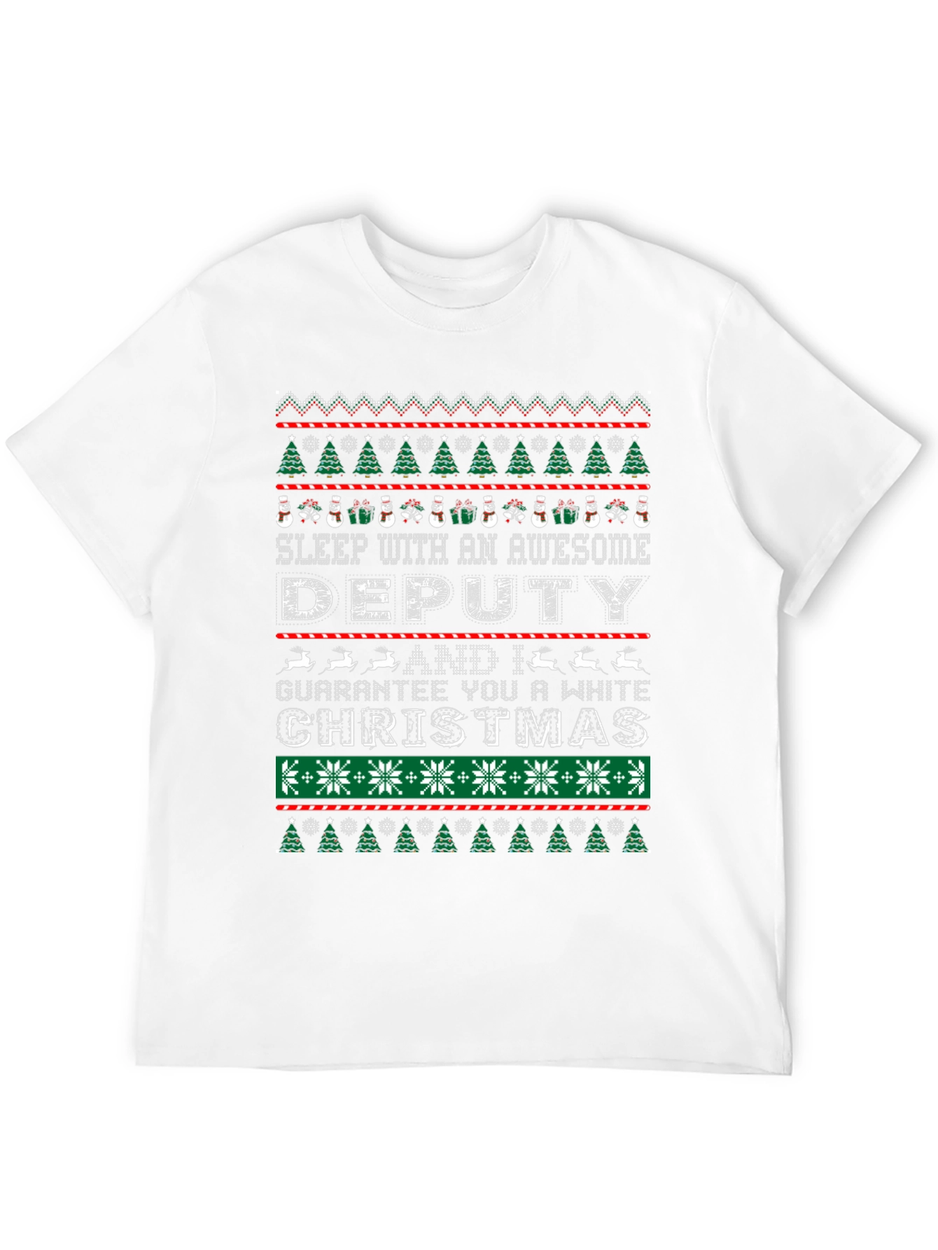Awesome Deputy Ugly Christmas T-Shirt