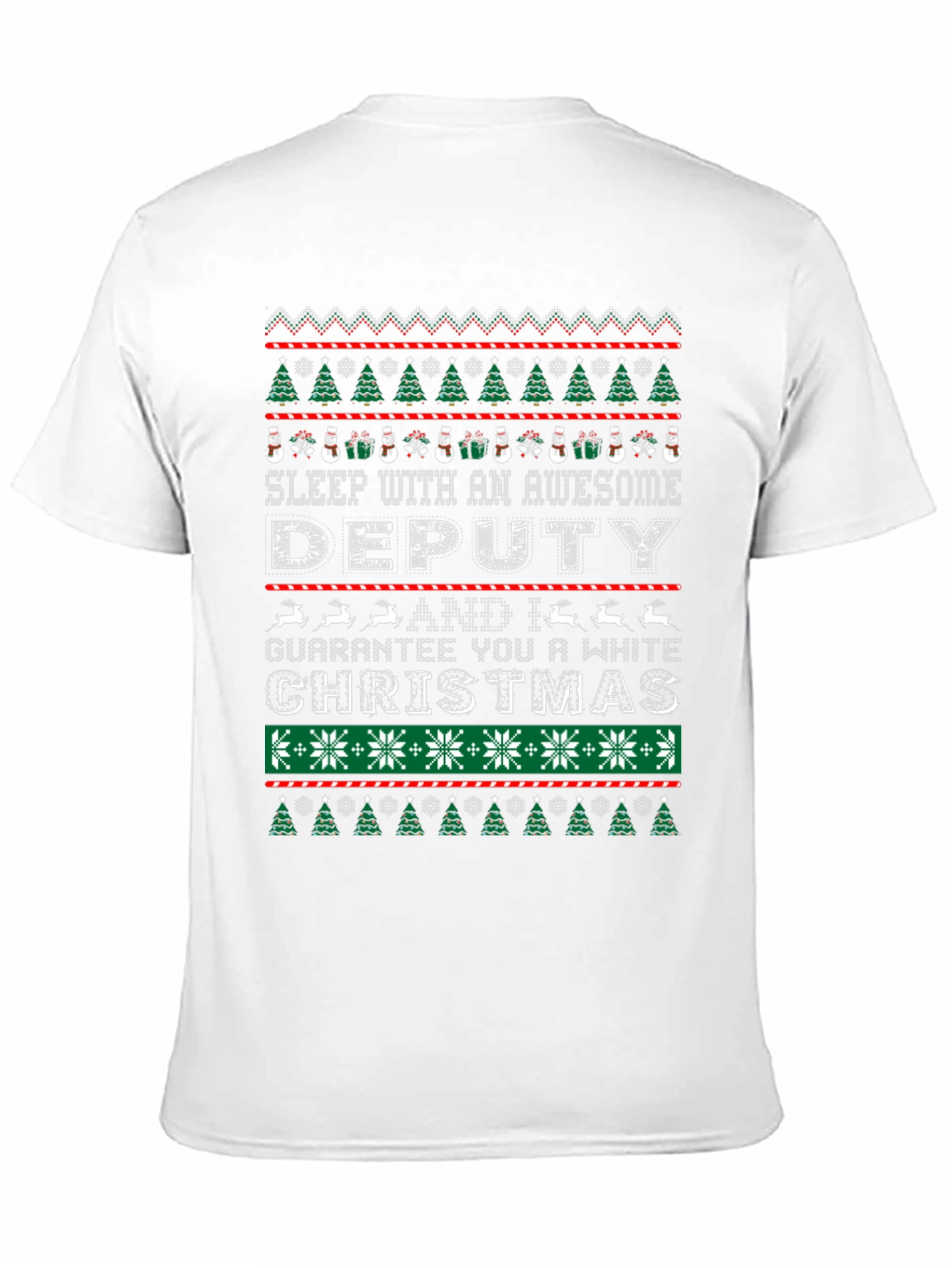 Awesome Deputy Ugly Christmas T-Shirt