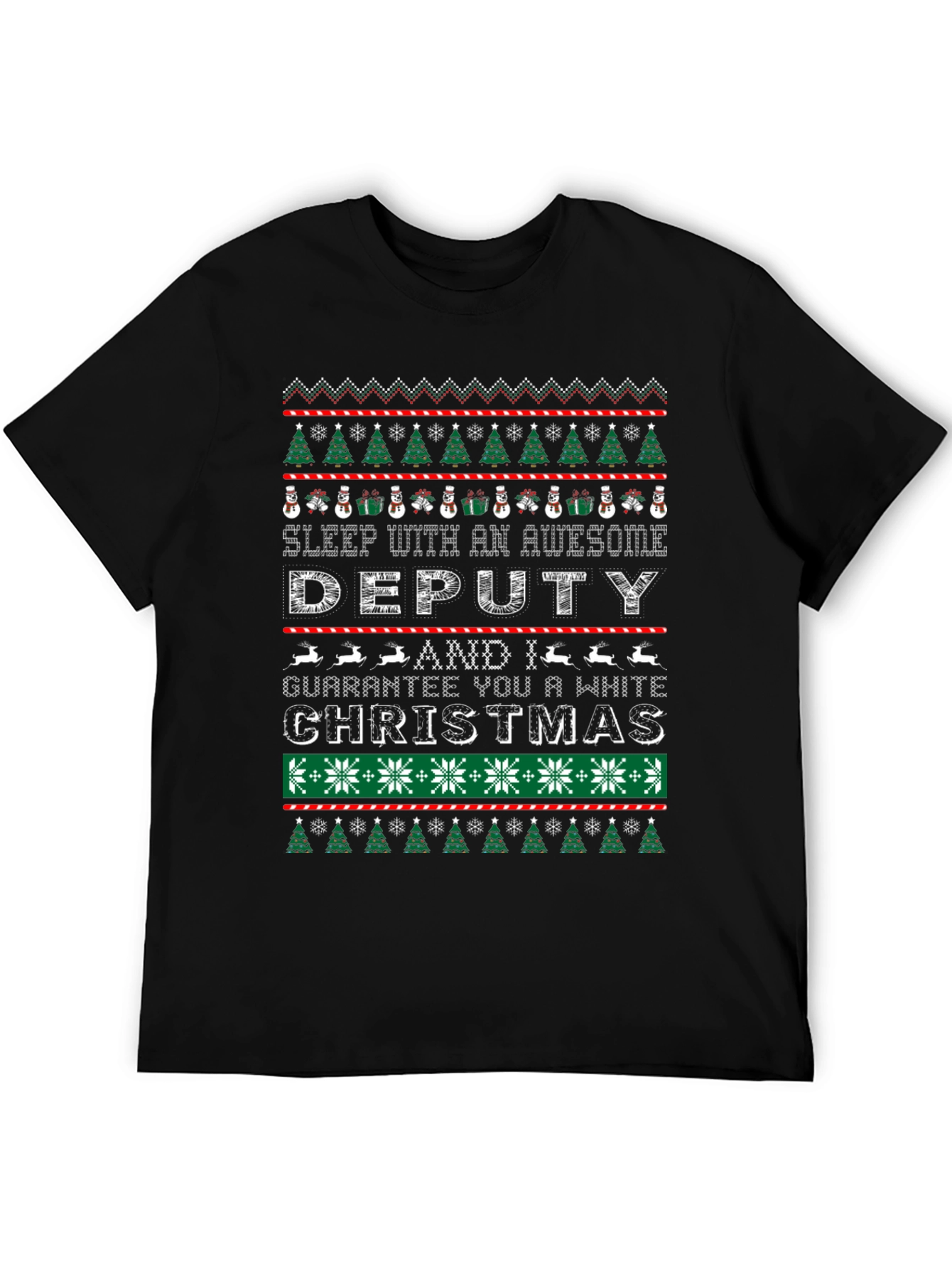 Awesome Deputy Ugly Christmas T-Shirt