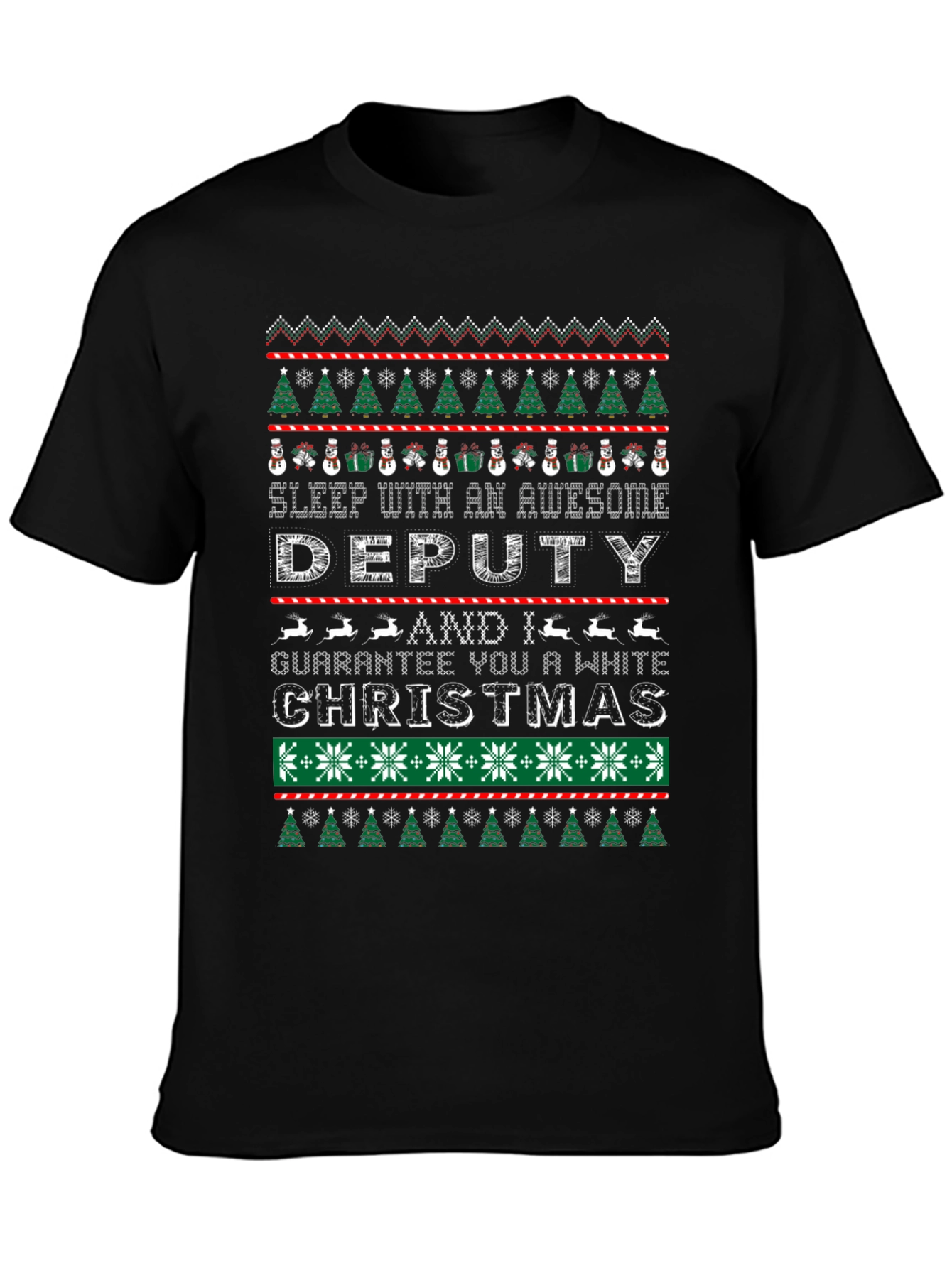 Awesome Deputy Ugly Christmas T-Shirt