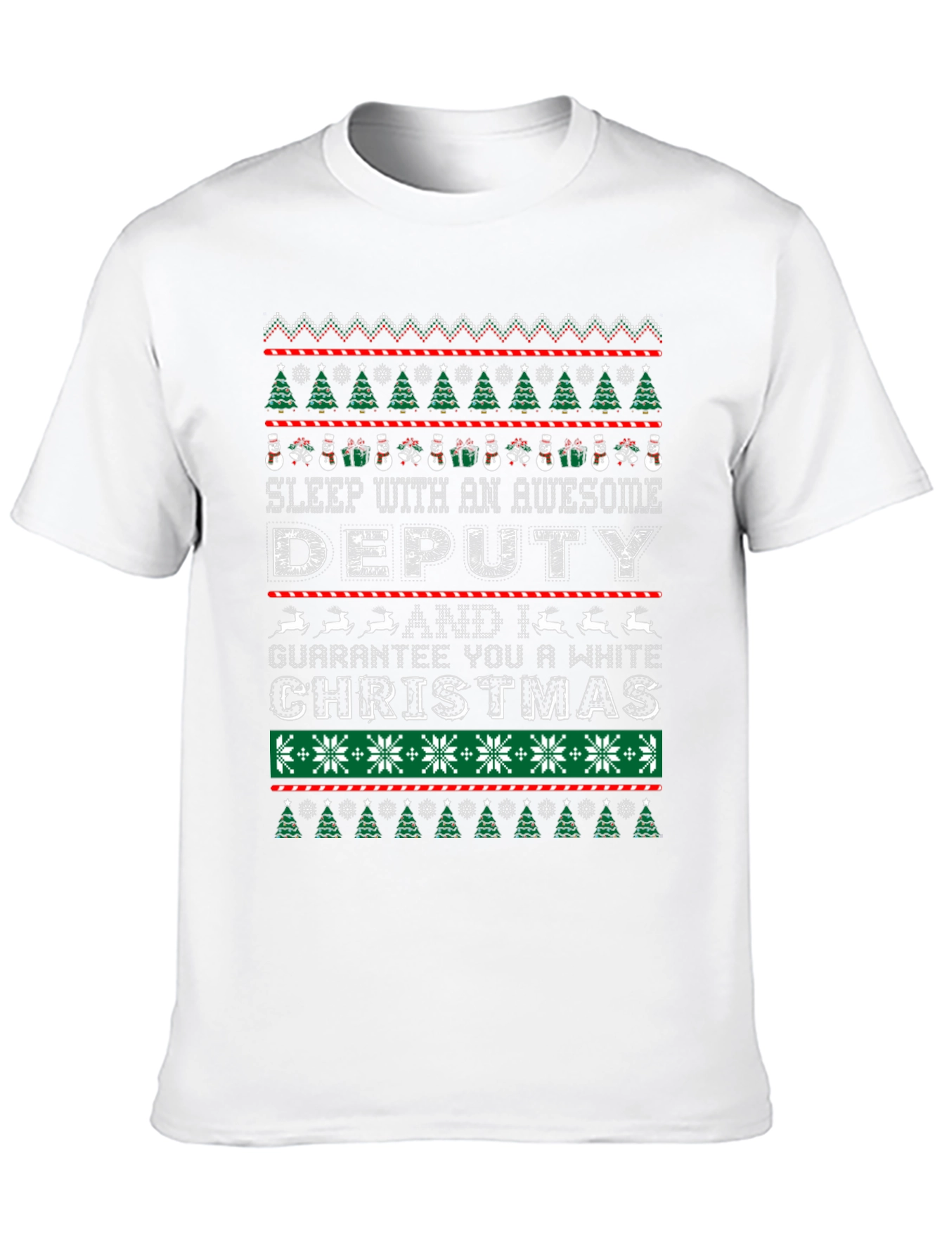Awesome Deputy Ugly Christmas T-Shirt