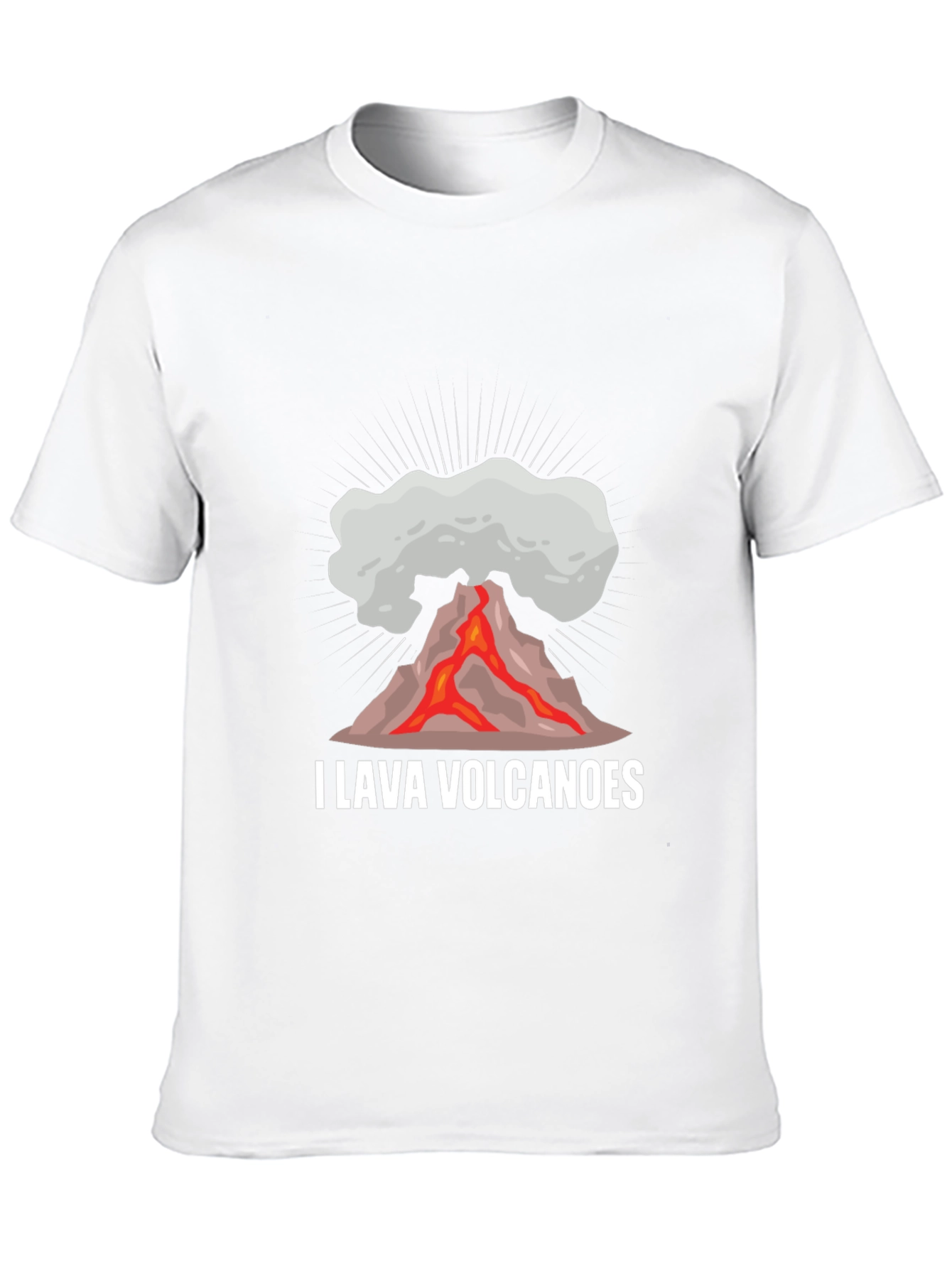 I Lava Volcanoes Mens Black T-Shirt
